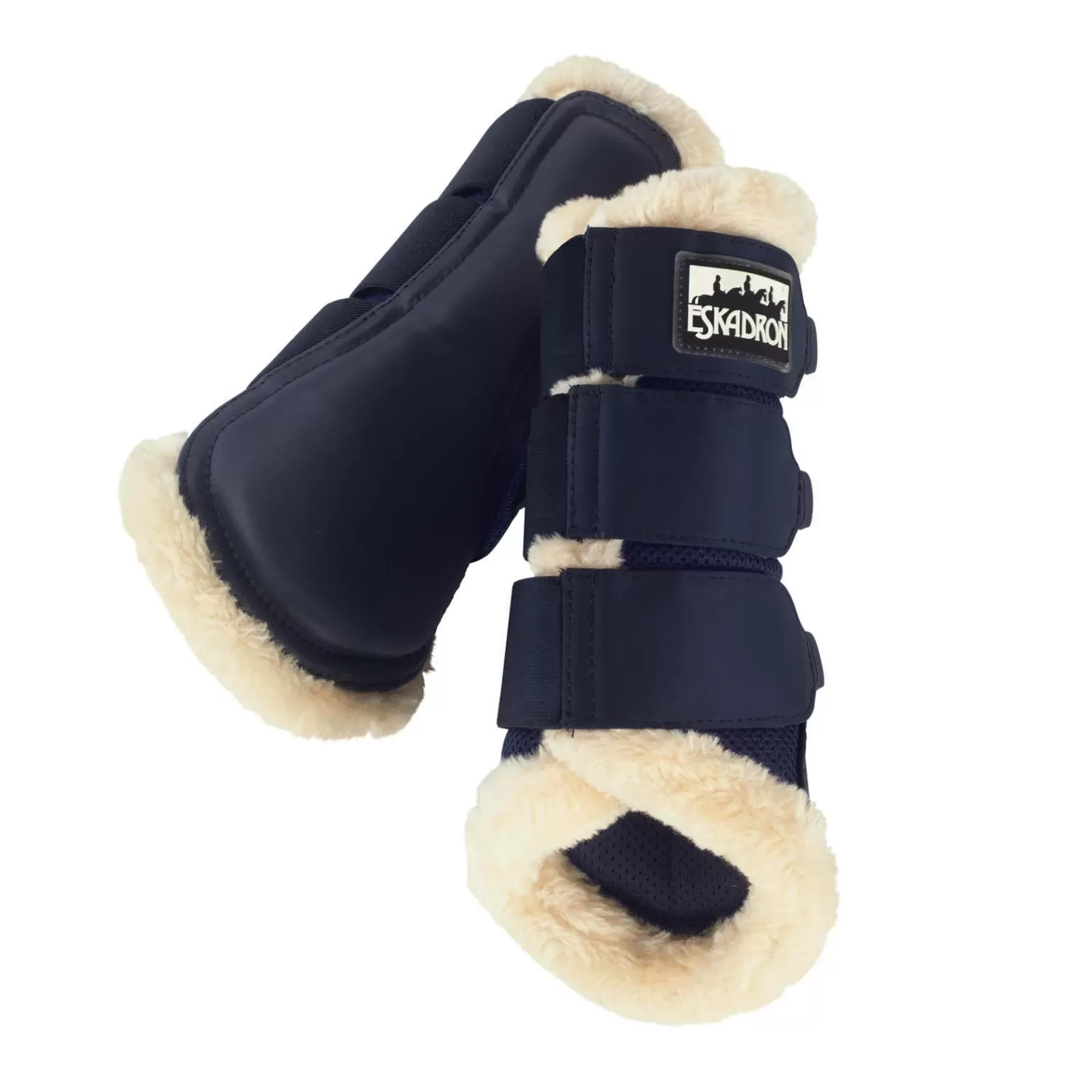 Sale Guetres De Protection Protege-Tendons Fausse Fourrure Protections Cheval