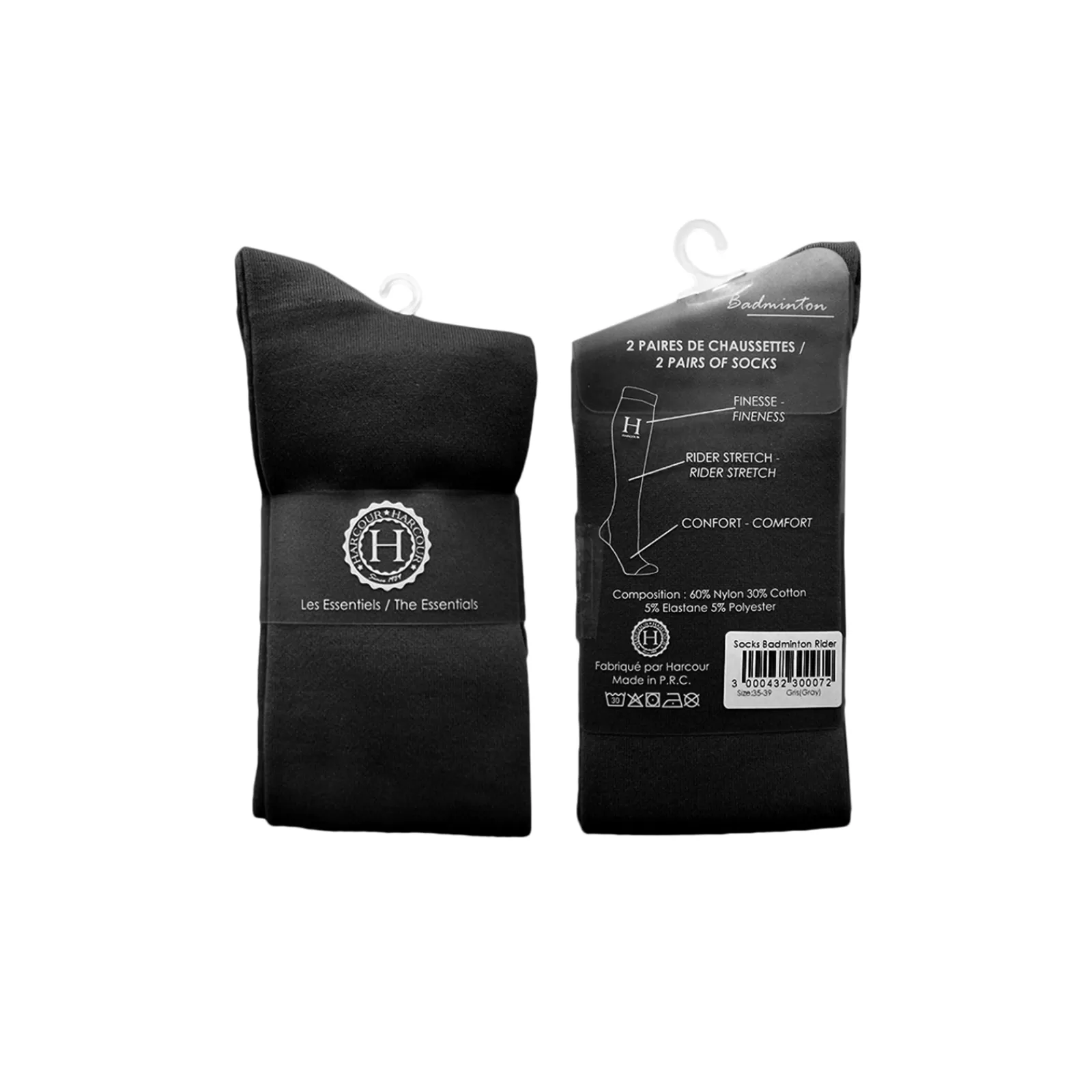harcour Chaussettes Badminton Rider< Chaussettes