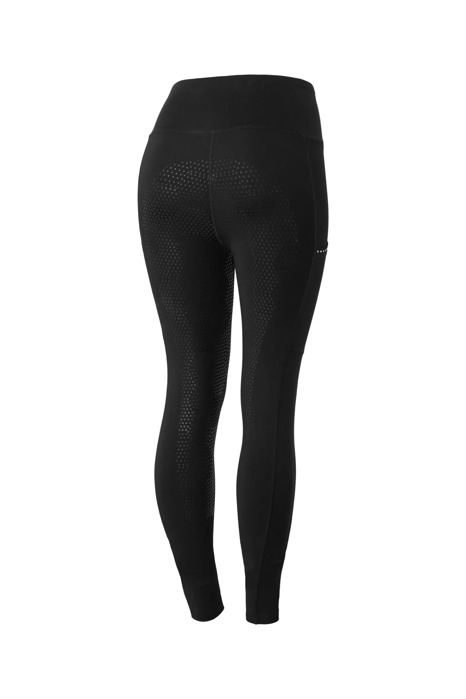 horze Leggings D'équitation Fond Integral Silicone Et Poche Avec Cristaux, Femme< Leggings D'équitation