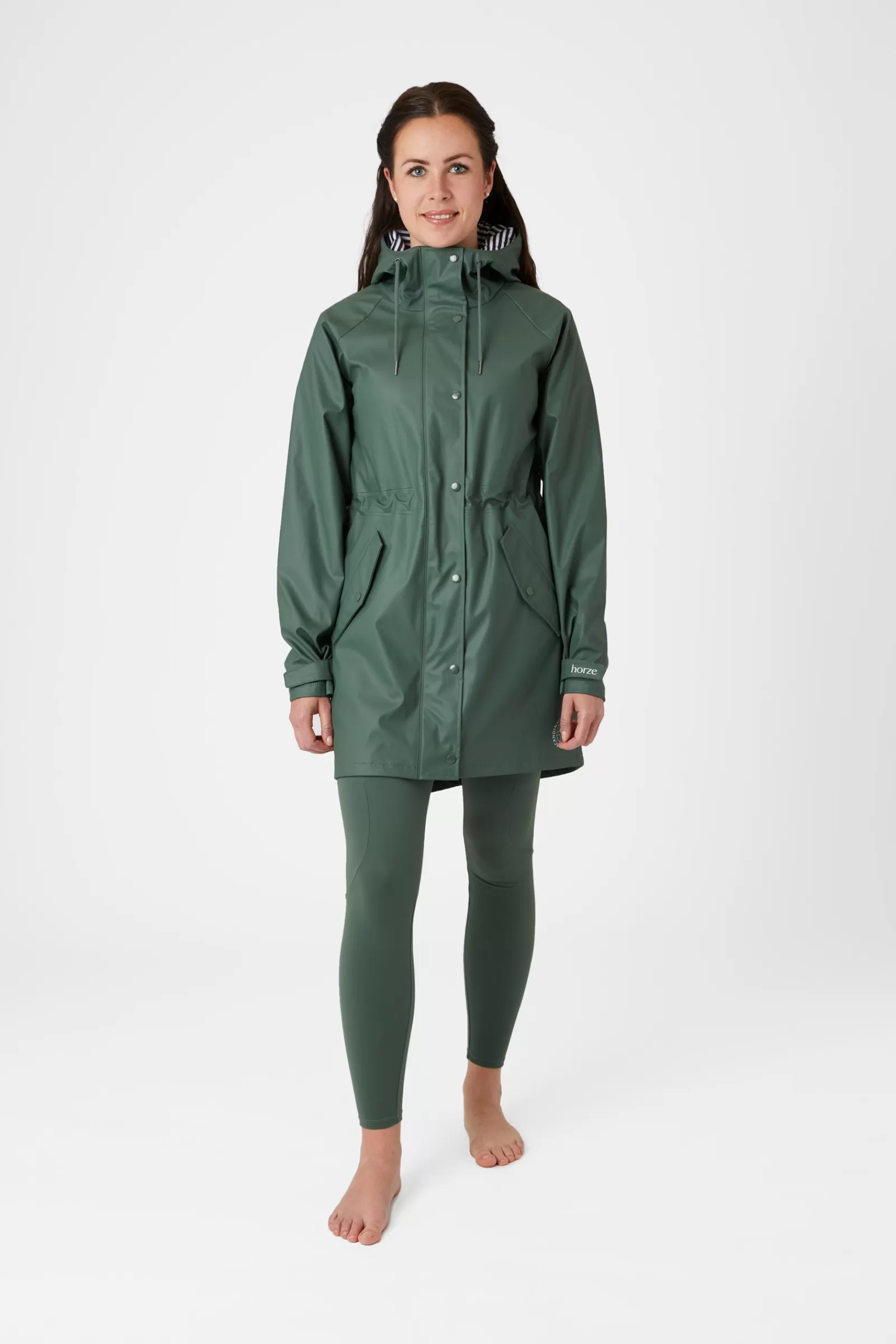 horze Impermeable En Pu Dania Pour Femme Avec Doublure En Jersey< Vêtements De Pluie