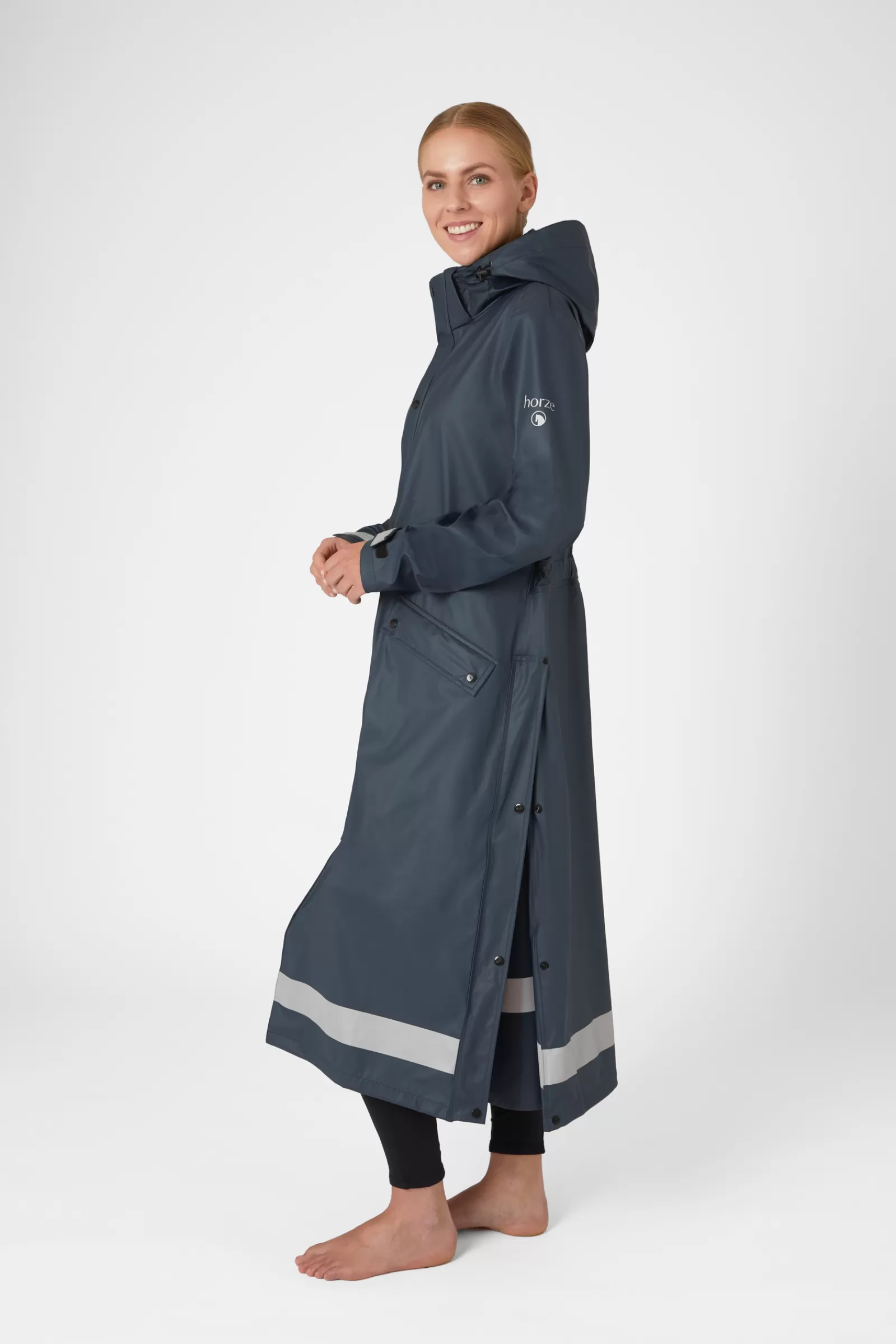 horze Impermeable Hazel Femme Long Impermeable Avec Fentes< Vêtements De Pluie
