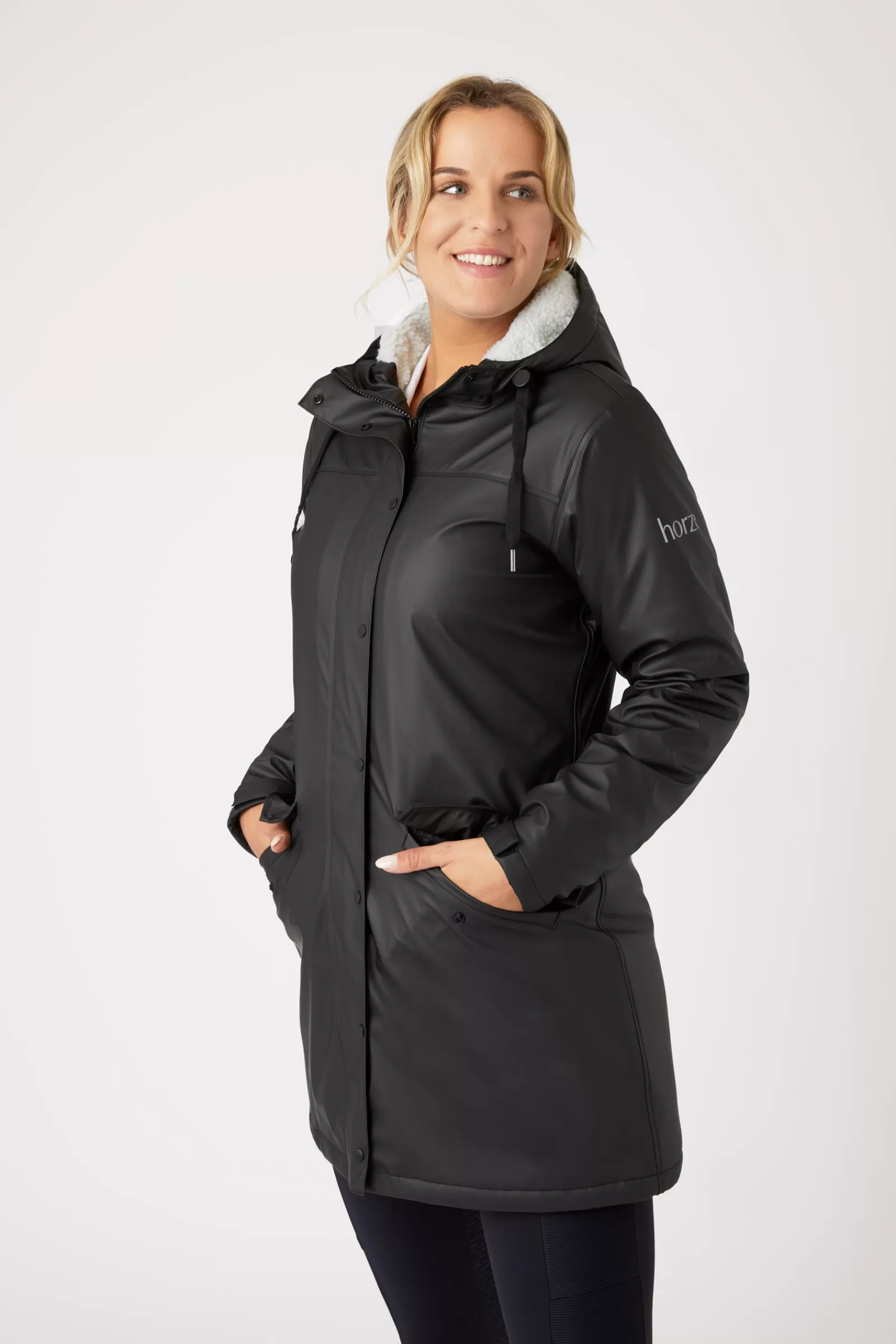 horze Impermeable Pu Avec Polaire Billie, Femme< Vêtements De Pluie
