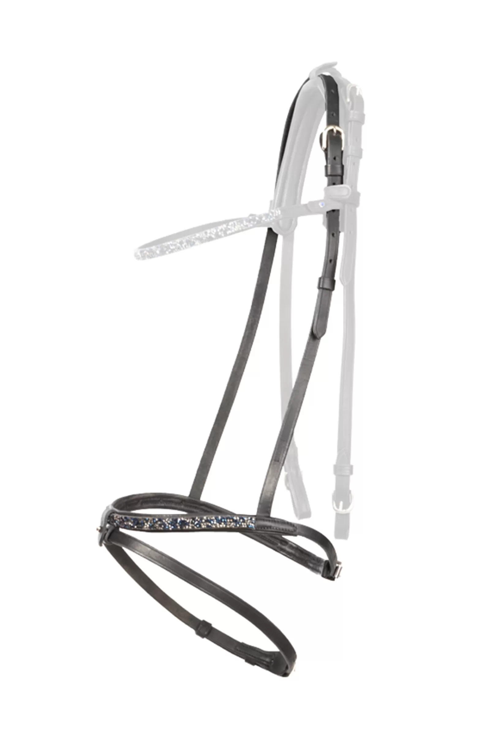 Store Blar Combined Noseband For Kjartan Icelandic Bridle Bridons Et Filets