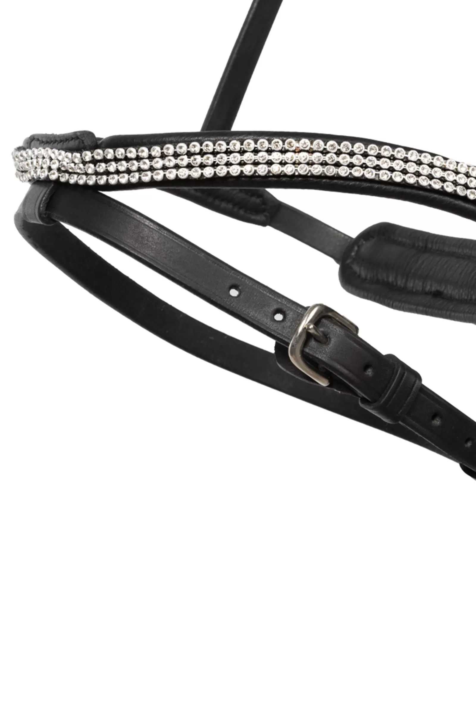 Hot Hvitur English Noseband For Aradis Icelandic Bridle Bridons Et Filets