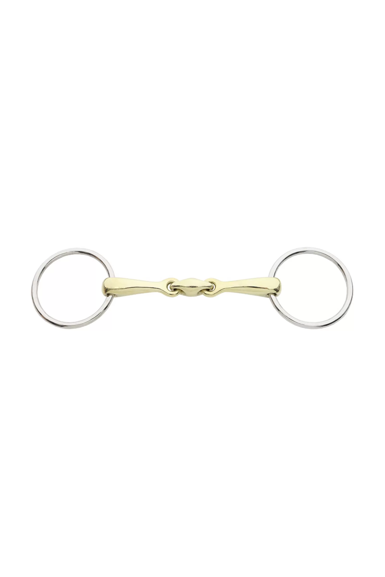Hot Kavalbit Double Jointed Loose Ring Snaffle Mors 2 Anneaux