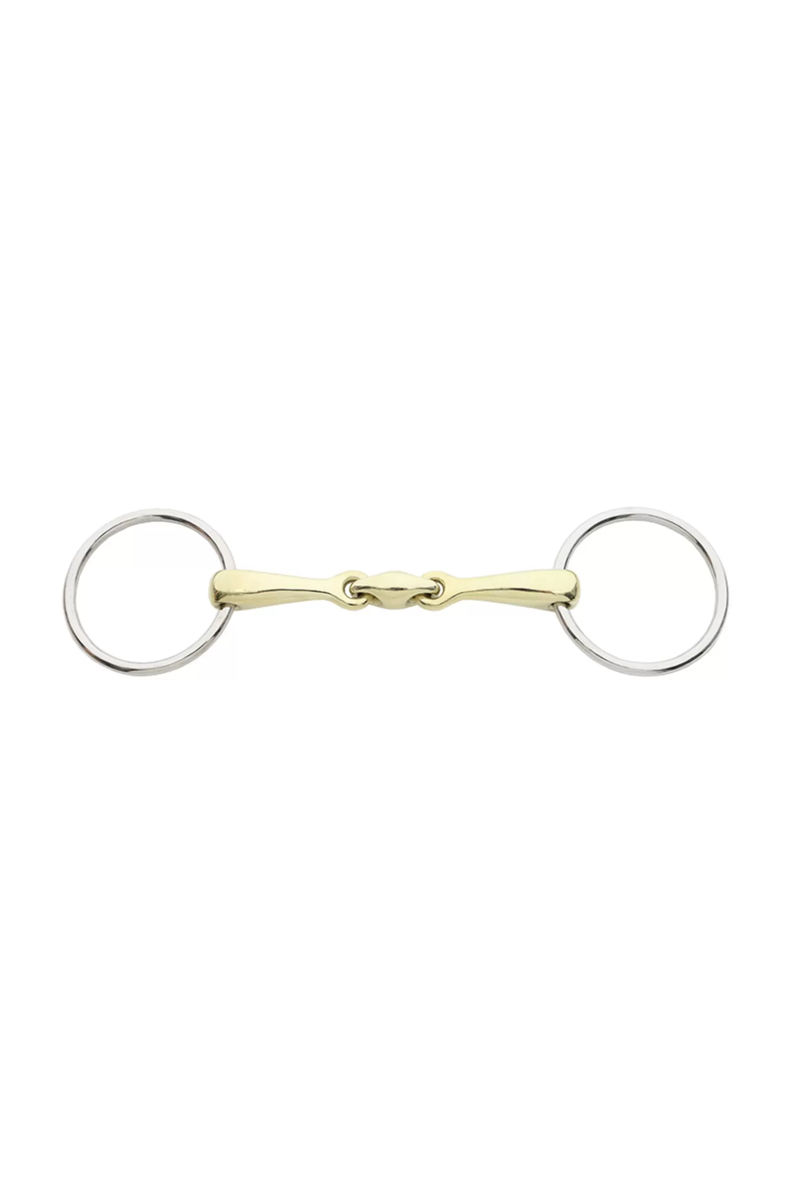 Flash Sale Kavalbit Double-Jointed Snaffle Bit Lock Up Mors 2 Anneaux