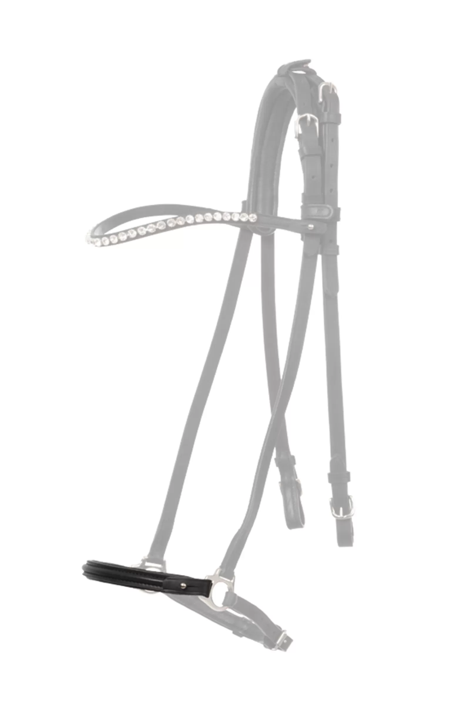 Cheap Svartur Dropped Noseband Piece For Kjartan Icelandic Bridle Bridons Et Filets
