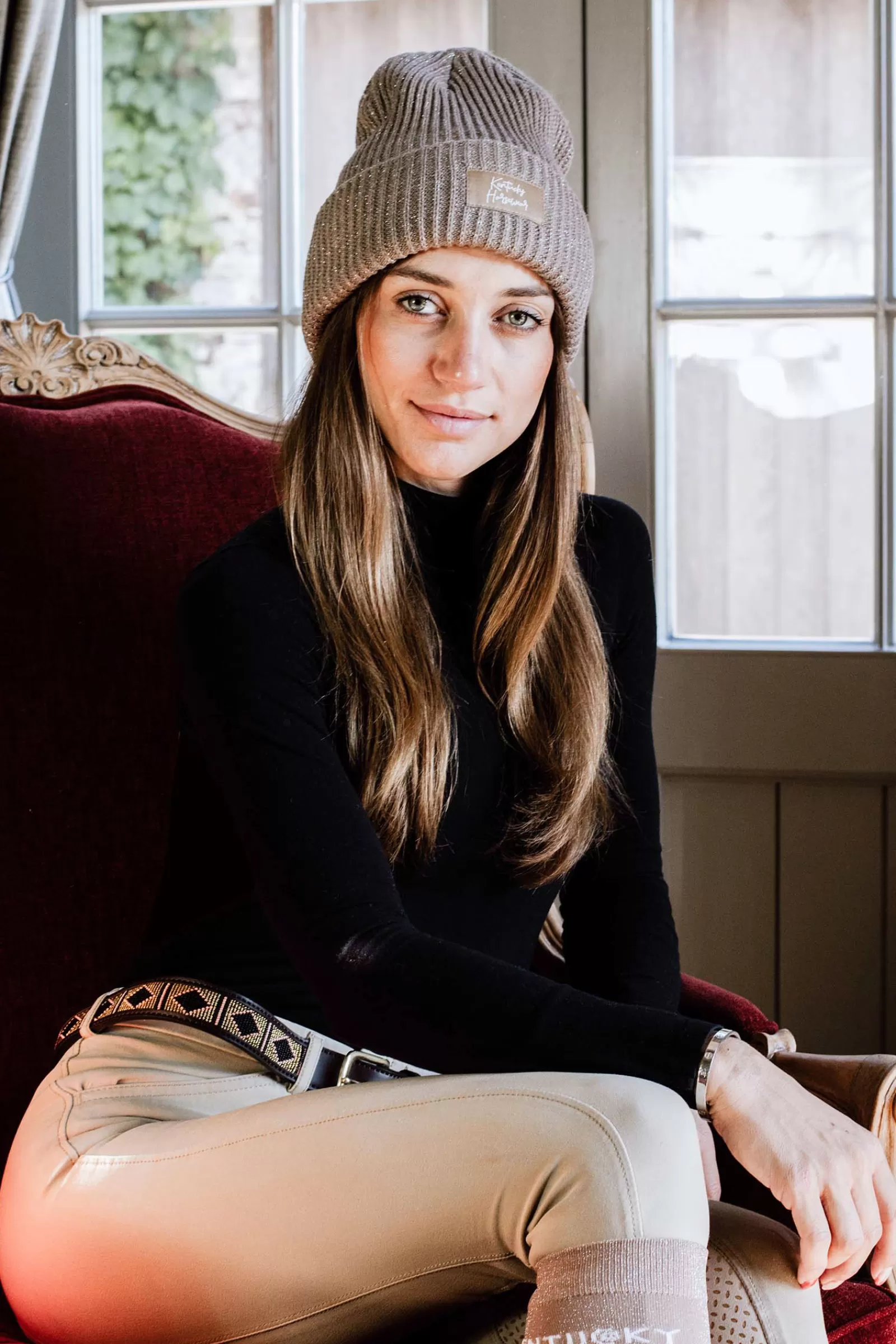 kentucky Horsewear Bonnet Paillettes< Casquettes