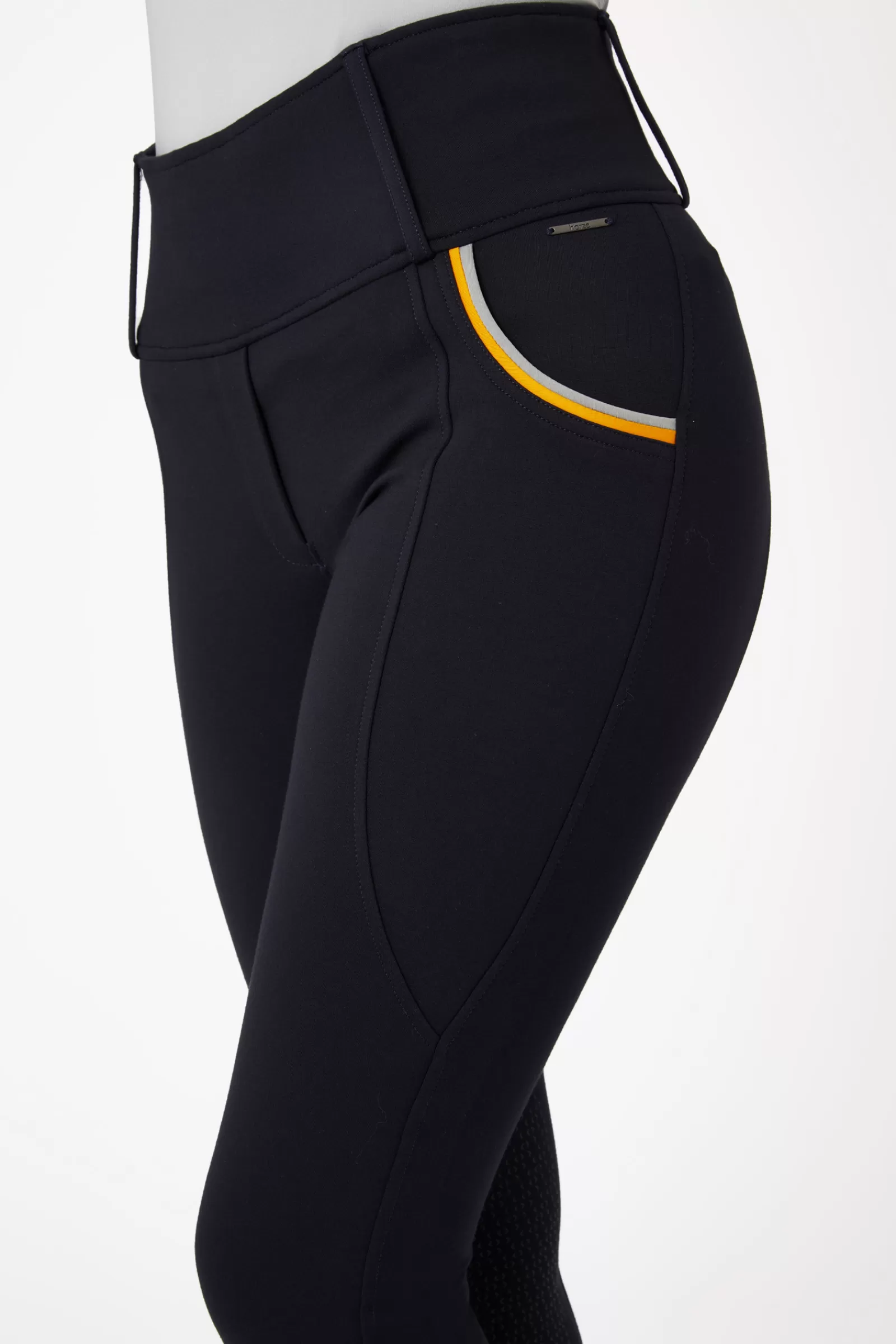 horze Leggings D'équitation A Basanes Grip Avec Grandes Poches Lucinda, Femme< Leggings D'équitation