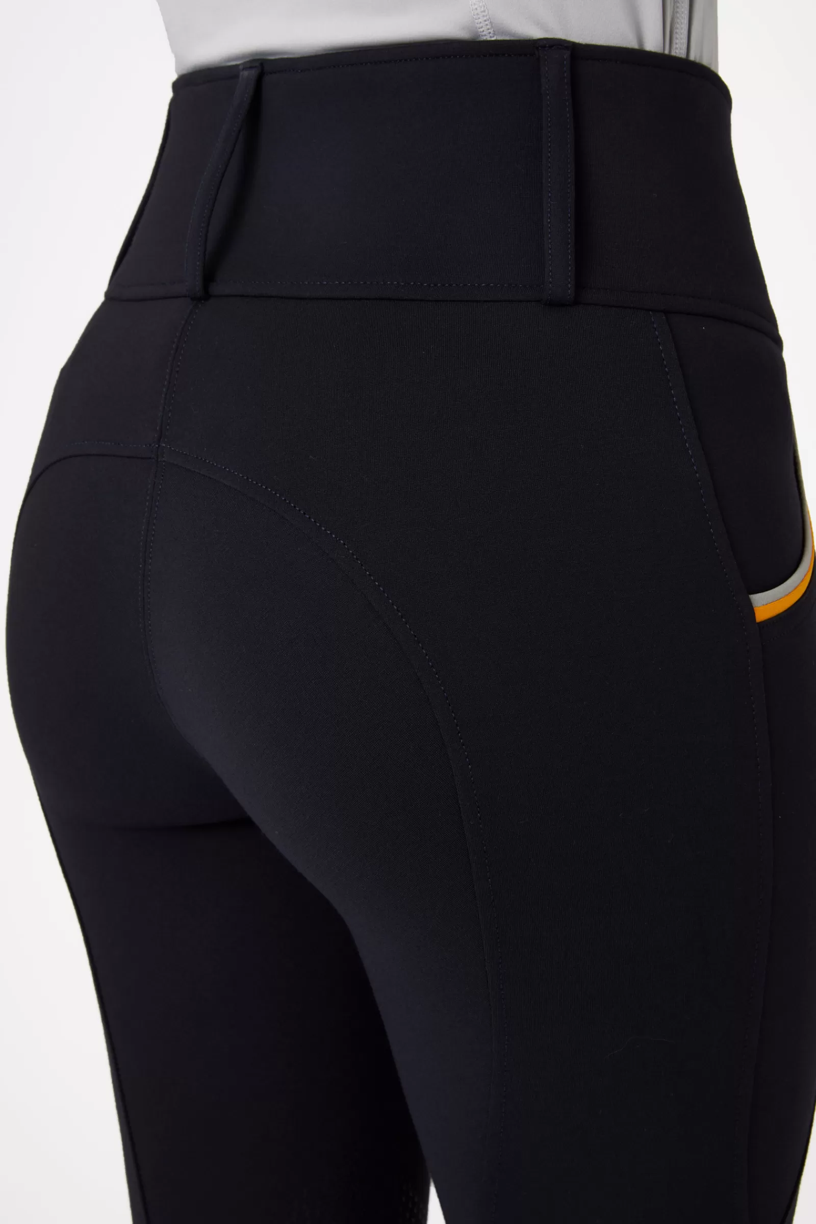 horze Leggings D'équitation A Basanes Grip Avec Grandes Poches Lucinda, Femme< Leggings D'équitation