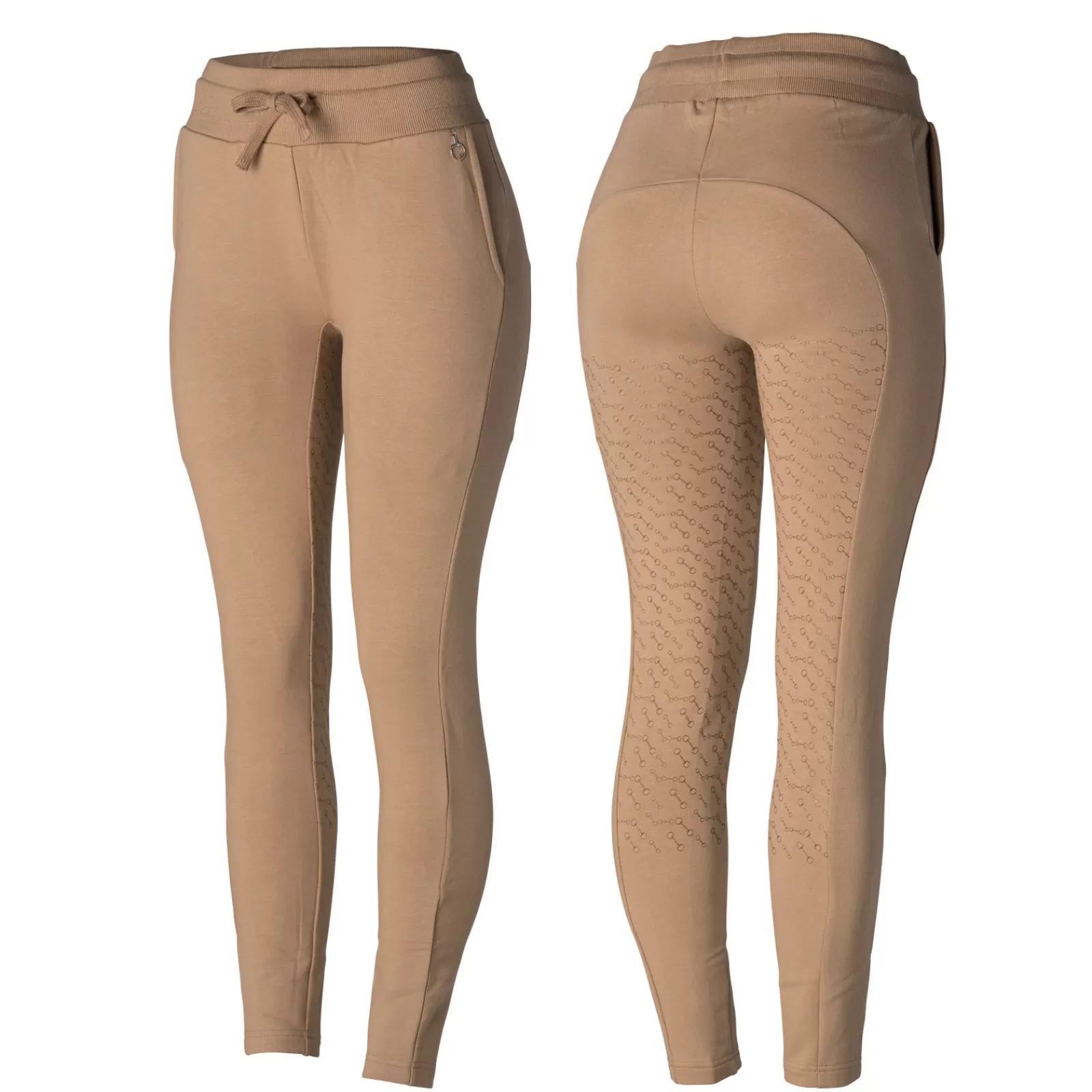 horze Leggings D'équitation Coton Ecologique Fond Integral Silicone Sara, Femme< Leggings D'équitation