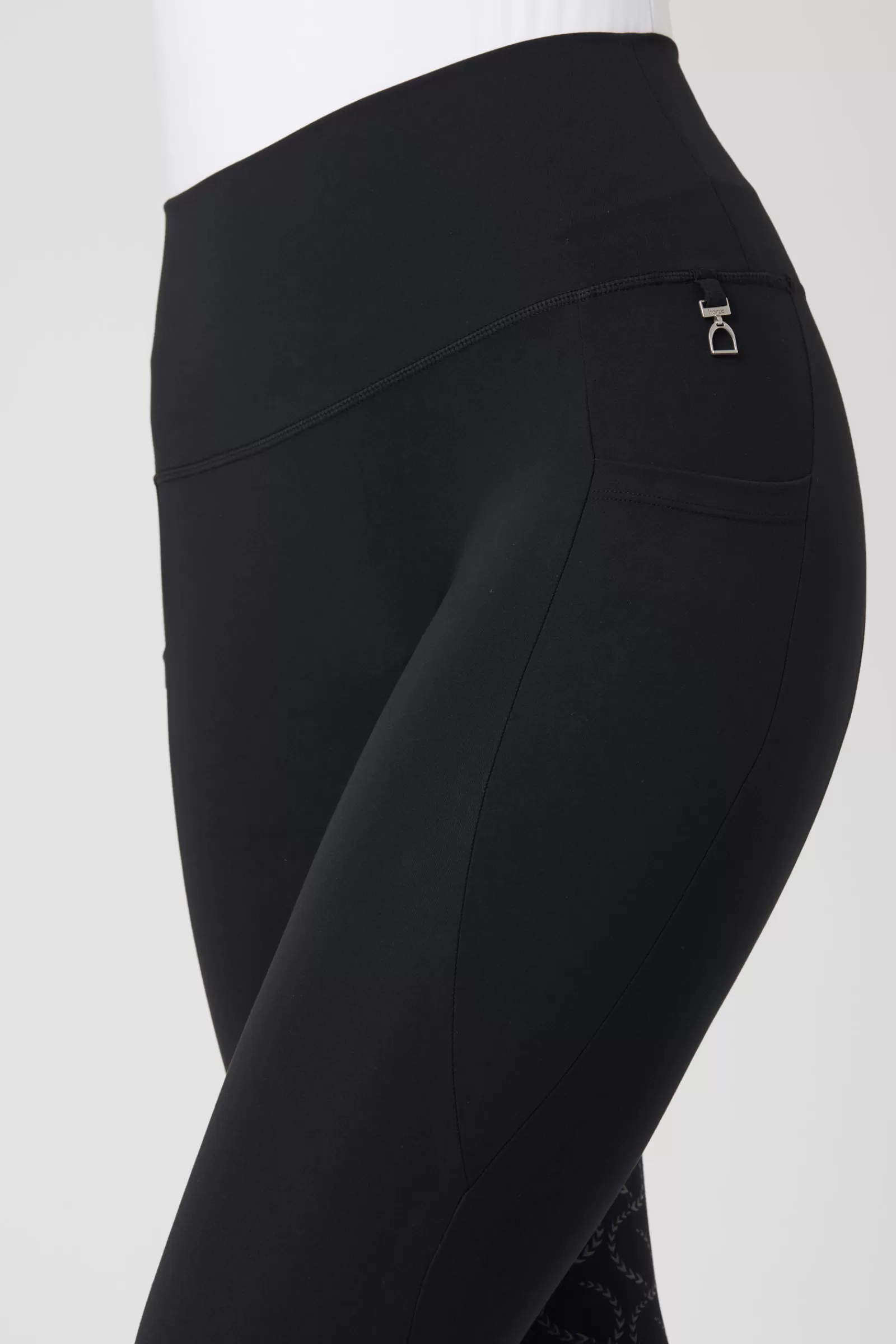 horze Leggings D'équitation De Compression Fond Integral Silicone Gillian, Femme< Leggings D'équitation