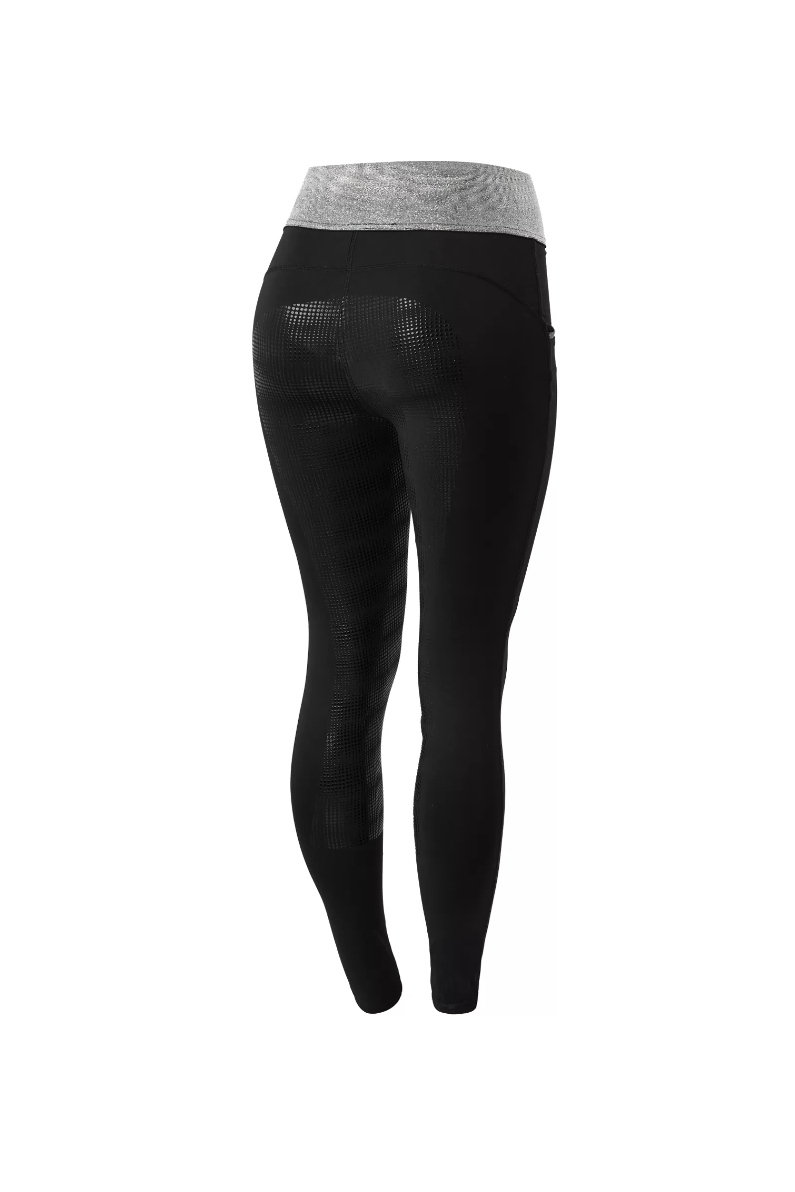 horze Leggings D'équitation Fond Integral En Silicone Pour Femme Avec Ceinture Scintillante< Leggings D'équitation