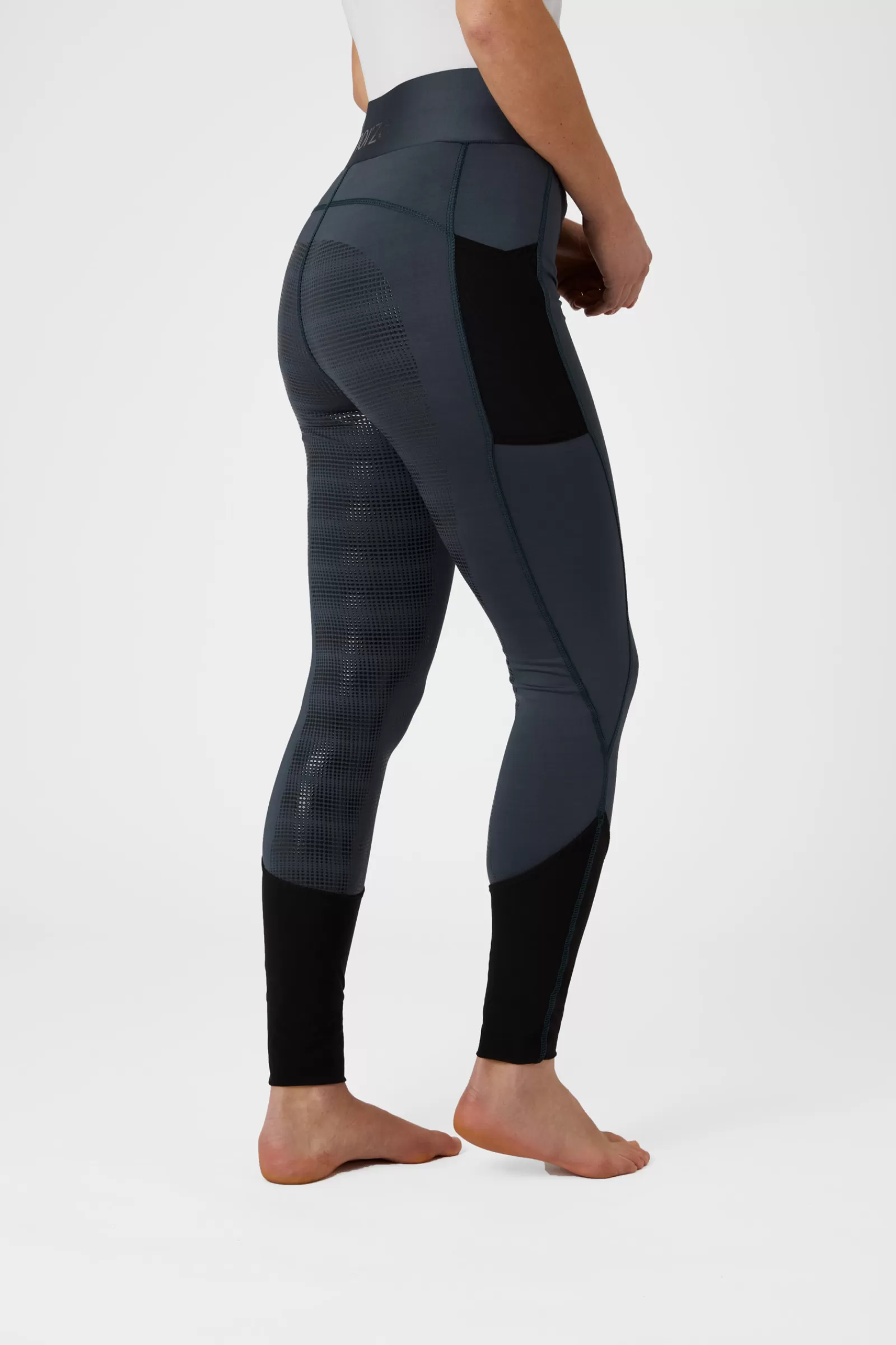 horze Leggings D'équitation Fond Integral En Silicone Pour Femme Avec Mesh< Leggings D'équitation