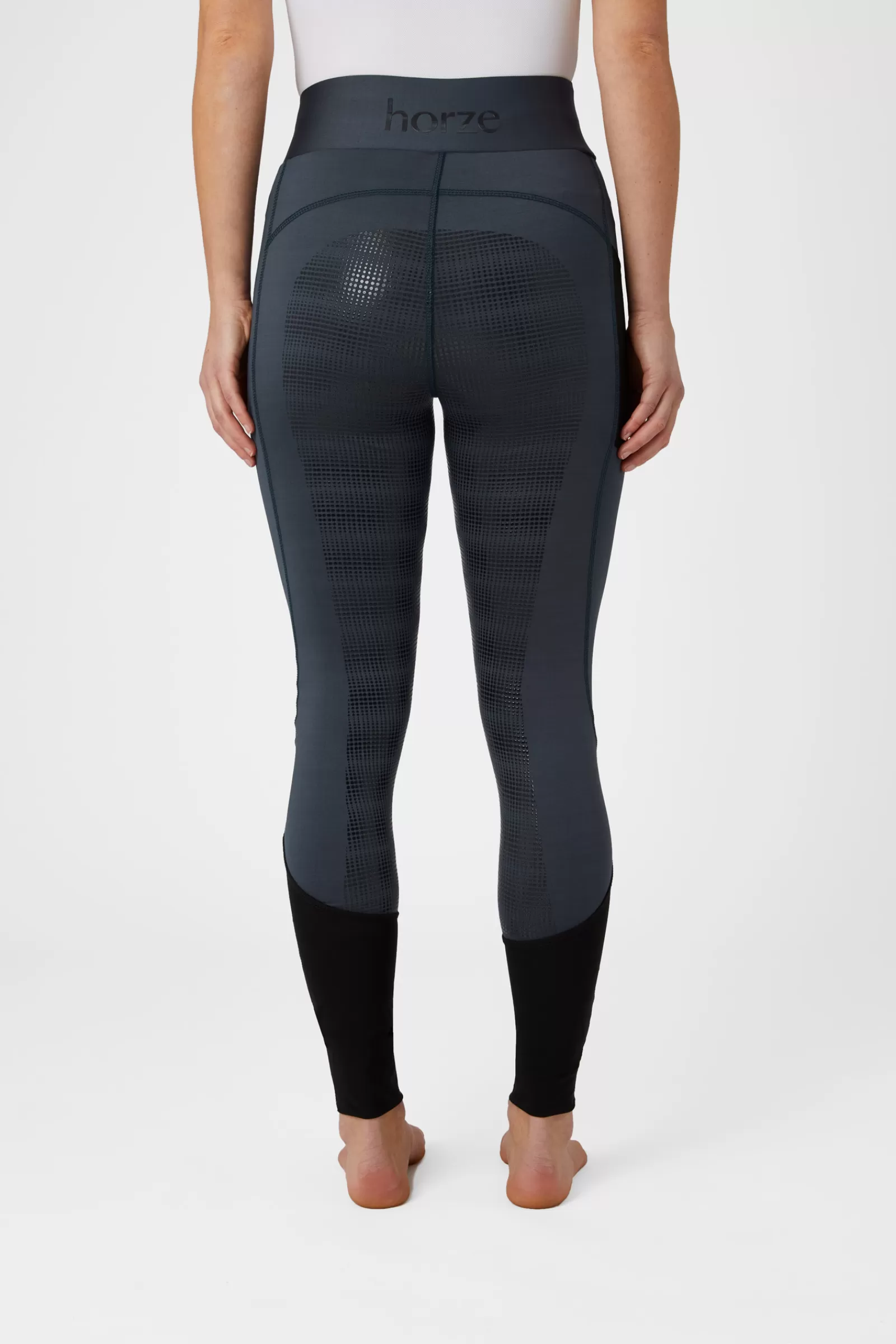horze Leggings D'équitation Fond Integral En Silicone Pour Femme Avec Mesh< Leggings D'équitation