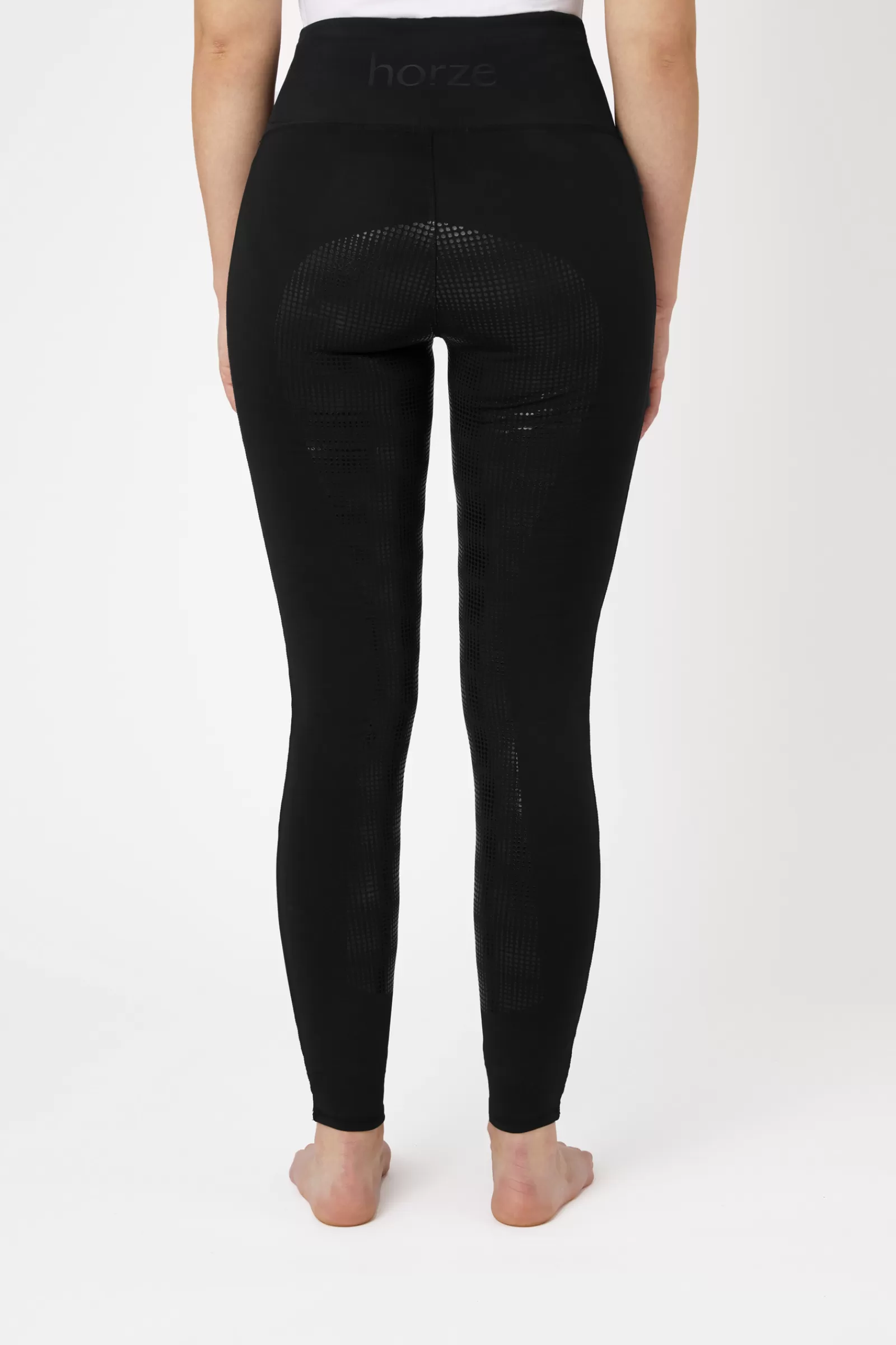 horze Leggings D'équitation Fond Integral En Silicone Pour Femme Avec Poche Pour Telephone< Leggings D'équitation