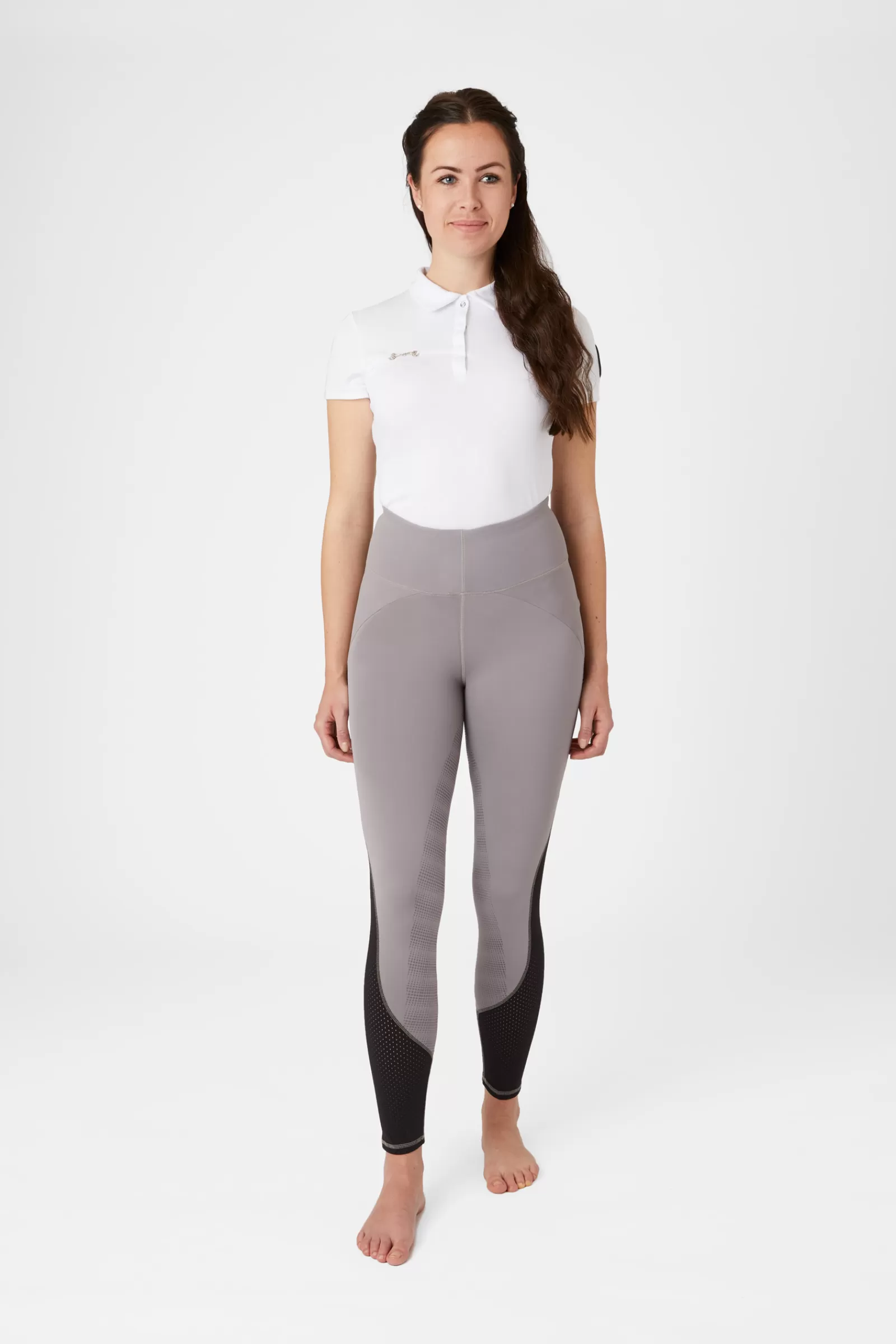 horze Leggings D'équitation Fond Integral Et Taille Haute Pour Femme Avec Inserts Mesh< Leggings D'équitation
