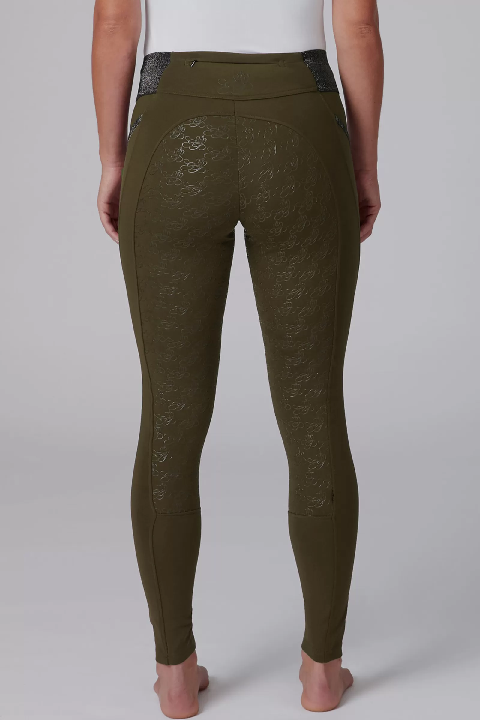 horze Leggings D'équitation Fond Integral Pour Femme Avec Taille Scintillante< Leggings D'équitation