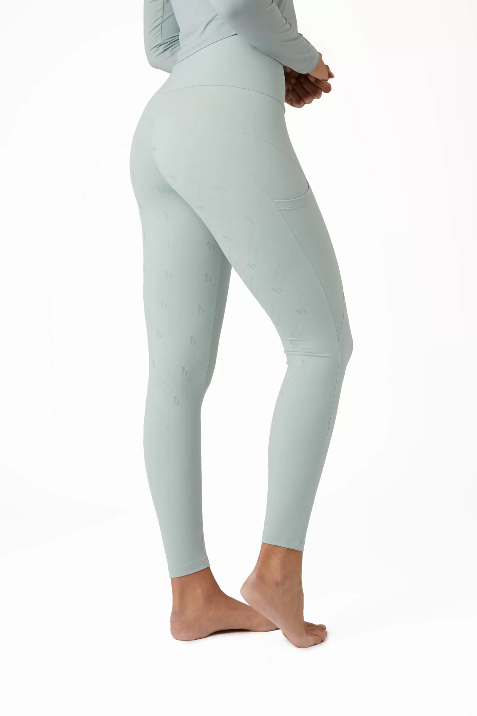 horze Leggings D'équitation Fond Integral Silicone Gabriela Pour Femme Avec Protection Anti-Uv< Leggings D'équitation