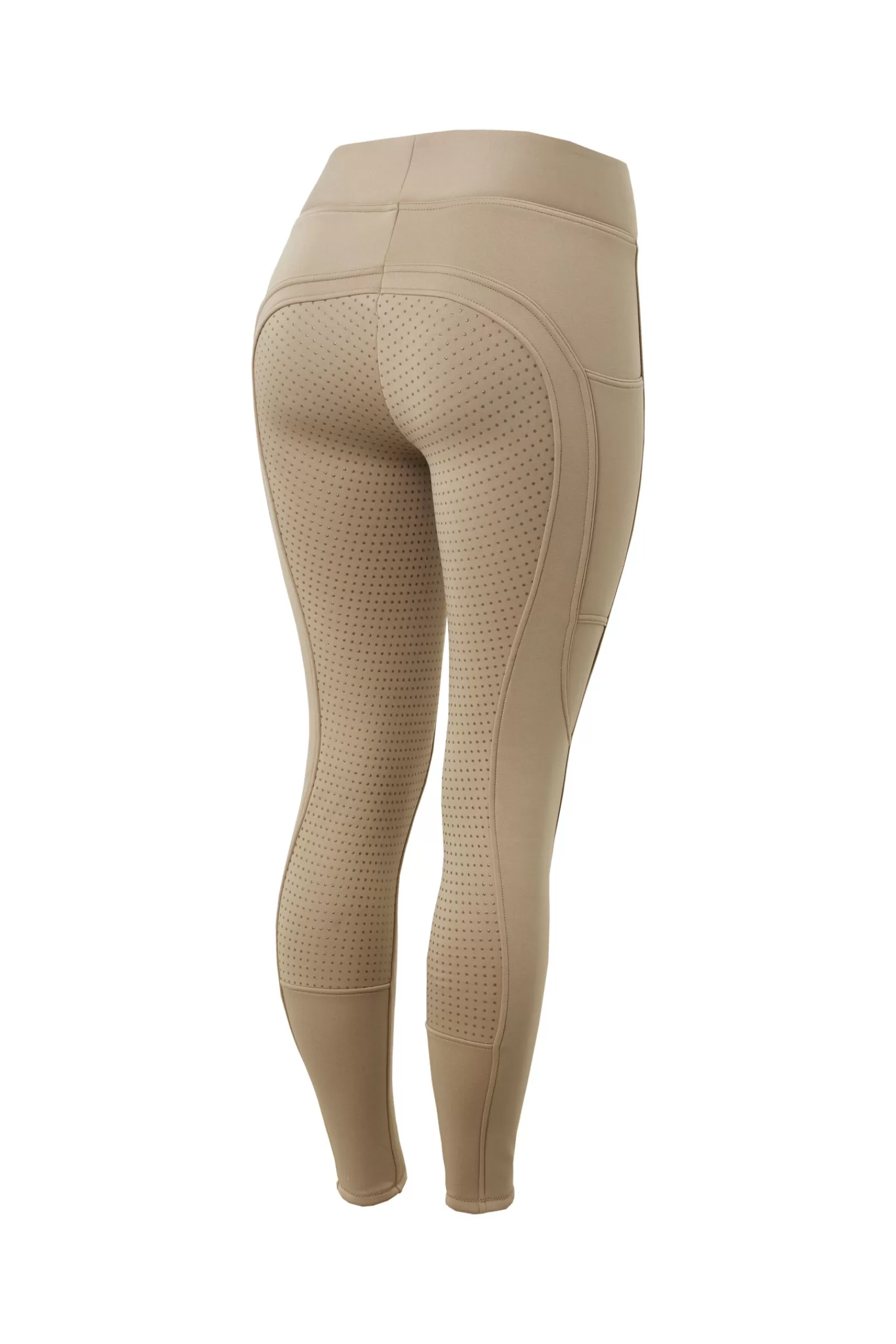 horze Leggings D'équitation Hiver Active Fond Integral Grip Avec Poche Telephone, Femme< Leggings D'équitation