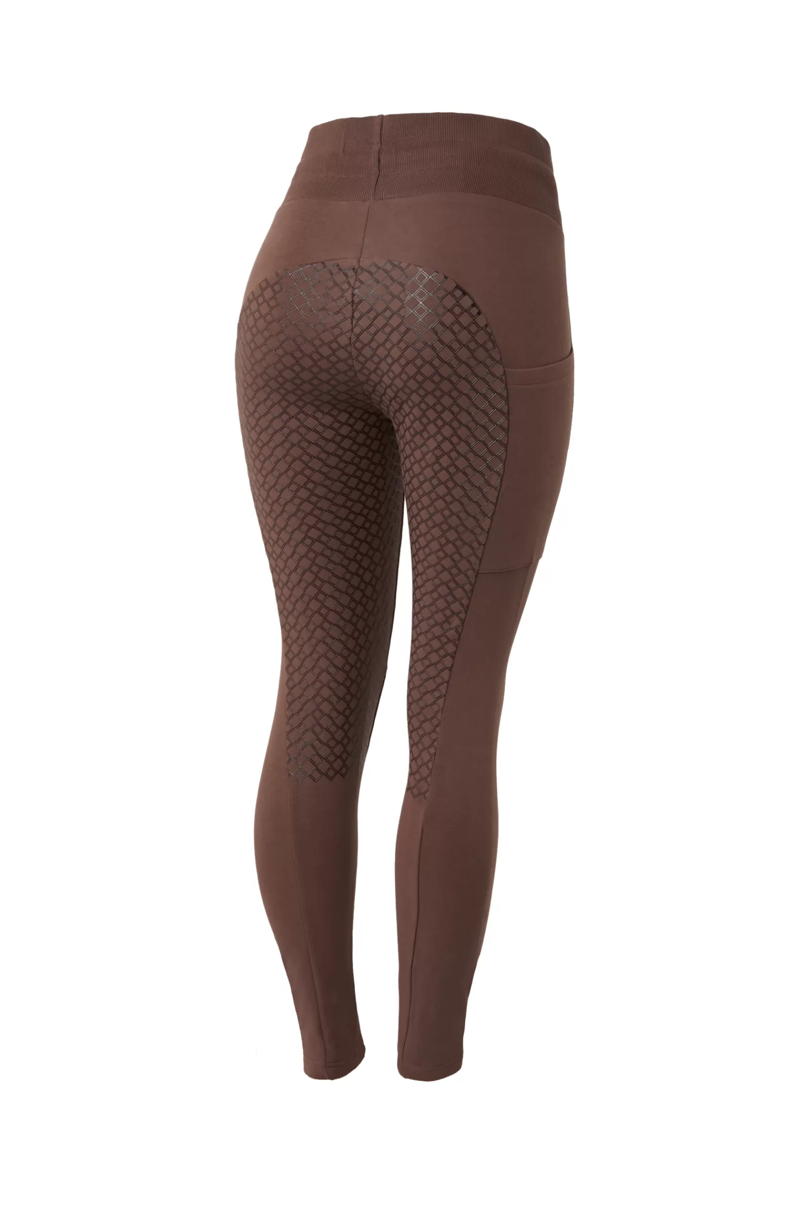 horze Leggings D'équitation Jade En Coton Stretch Fond Integral Grip, Femme< Leggings D'équitation