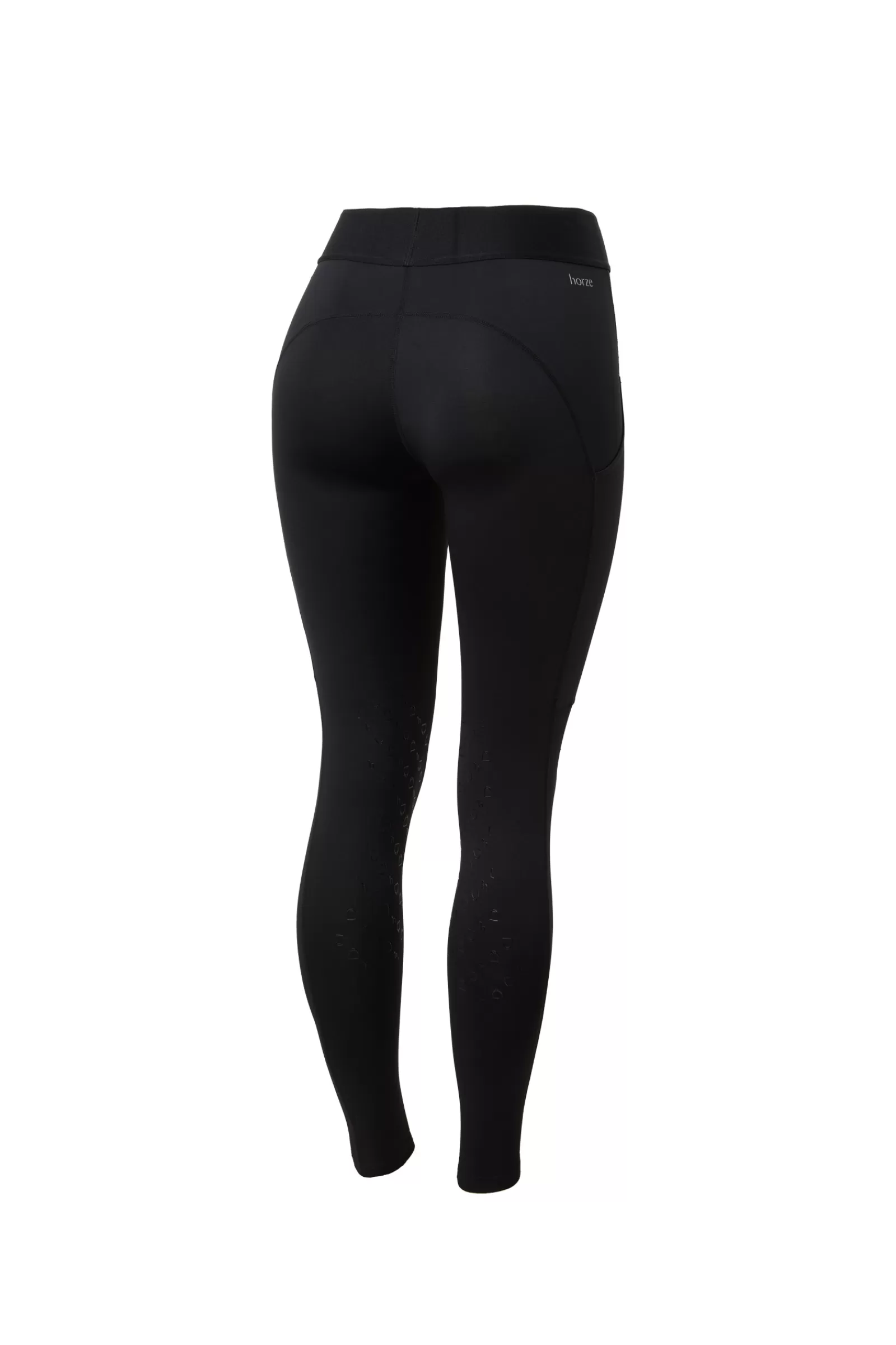 horze Leggings D'équitation Nadia Basanes Silicone, Femme Avec 4 Poches< Leggings D'équitation
