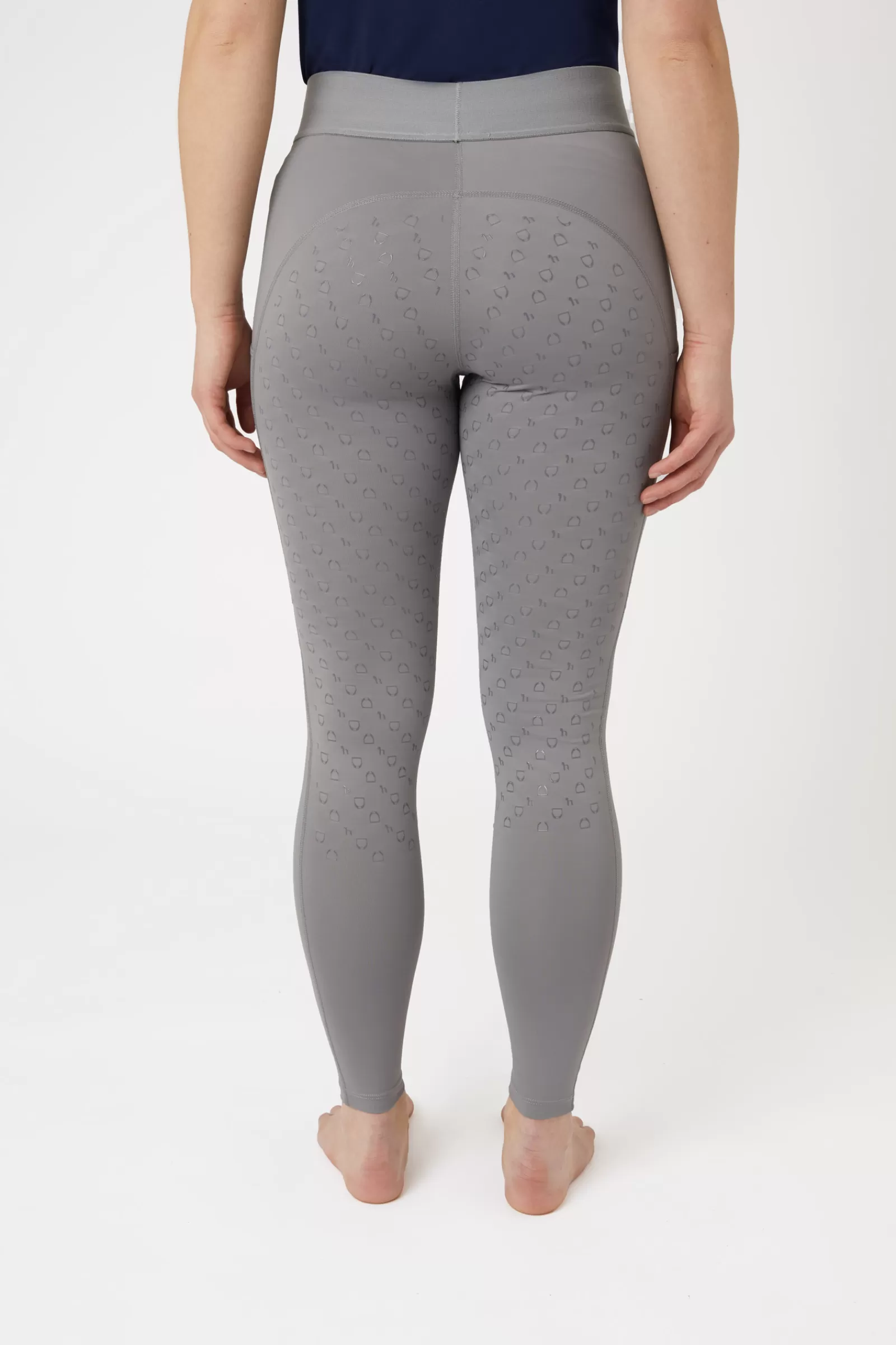 horze Leggings D'équitation Nadia Fond Integral Silicone Avec 4 Poches, Femme< Leggings D'équitation