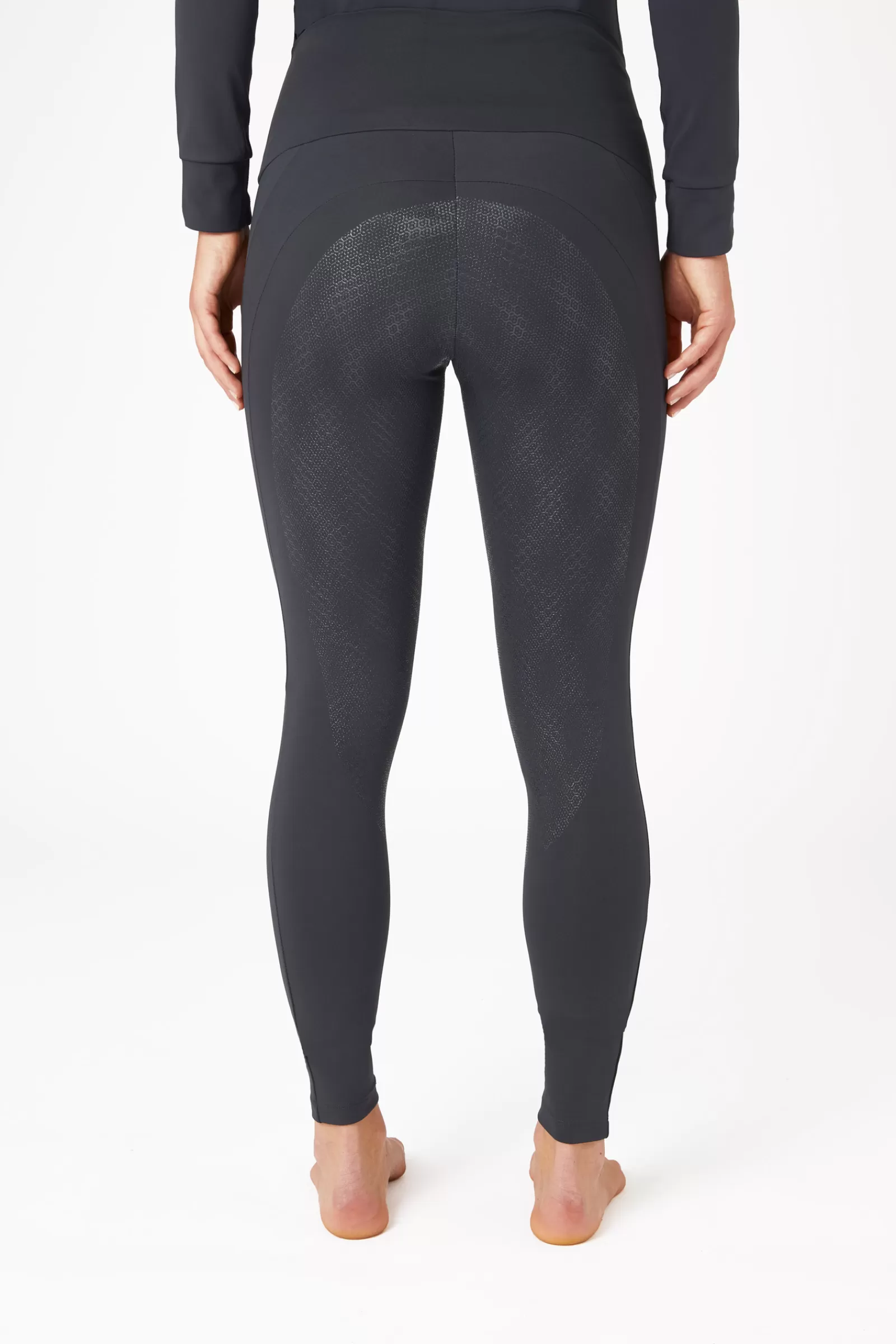 horze Leggings D'équitation Raquel Fond Integral Avec Poche Telephone, Femme< Leggings D'équitation
