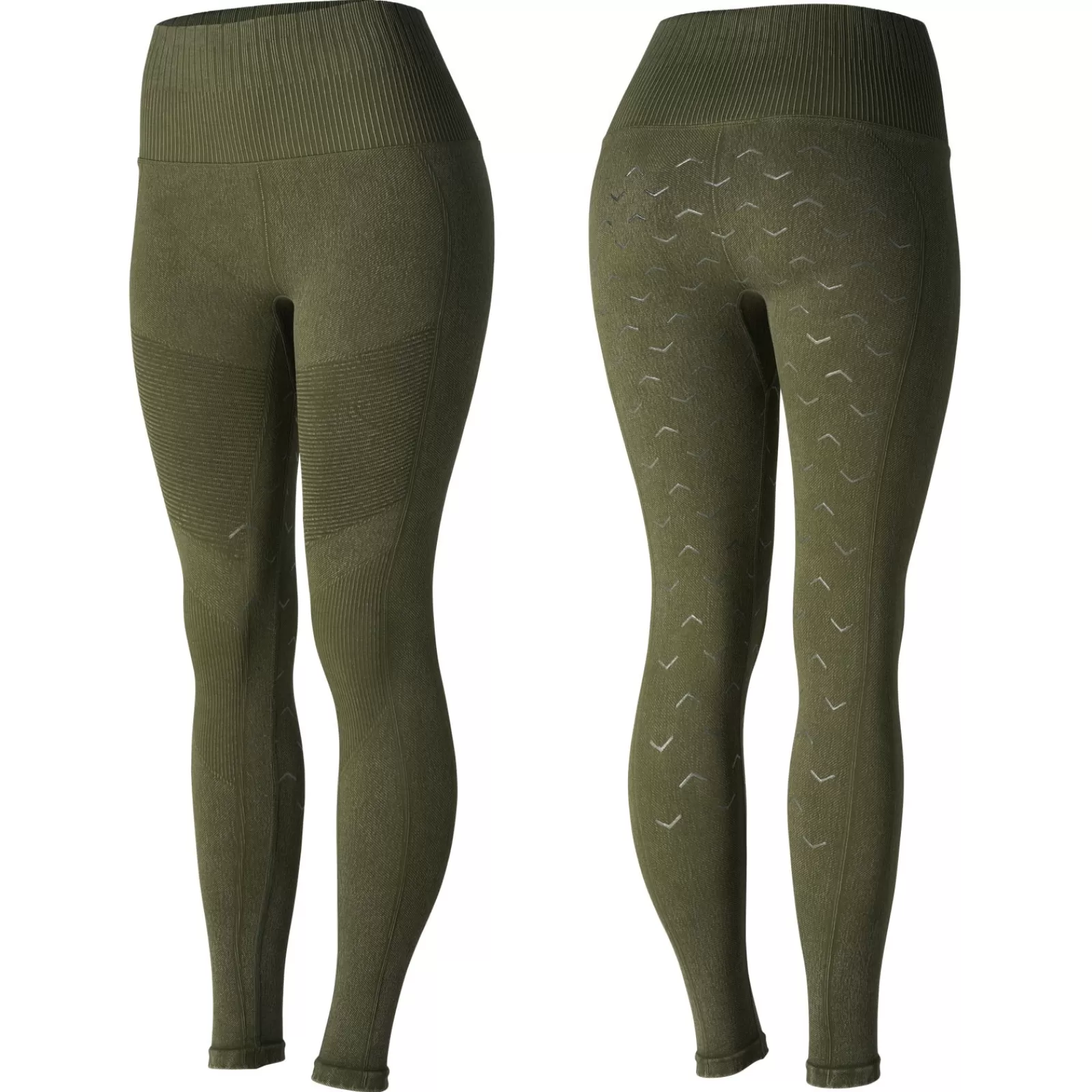 horze Leggings D'équitation Sans Couture Fond Integral Silicone Vanessa, Femme< Leggings D'équitation