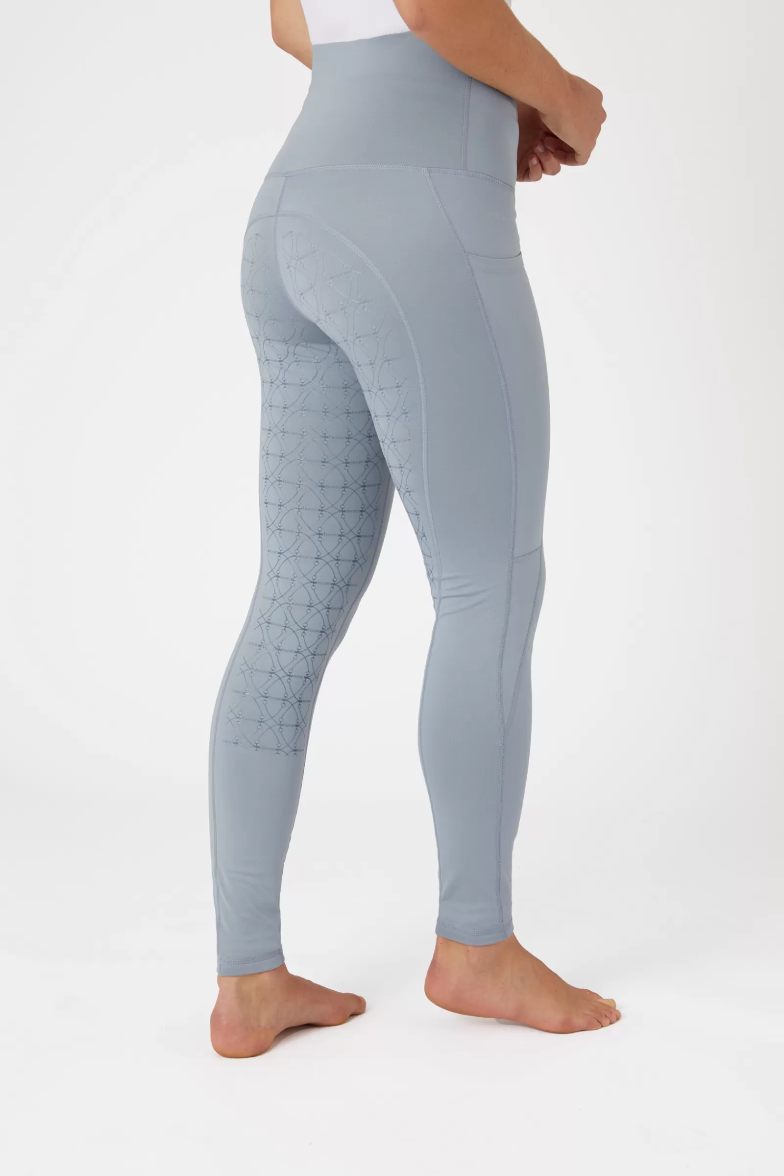 horze Leggings D'équitation Thermiques Fond Integral Mette, Femme, Taille Haute< Leggings D'équitation