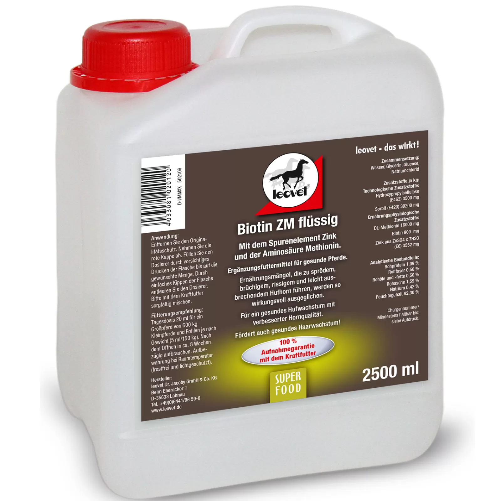 Fashion Biotine Zm Liquide 2500 Ml Compléments Alimentaires