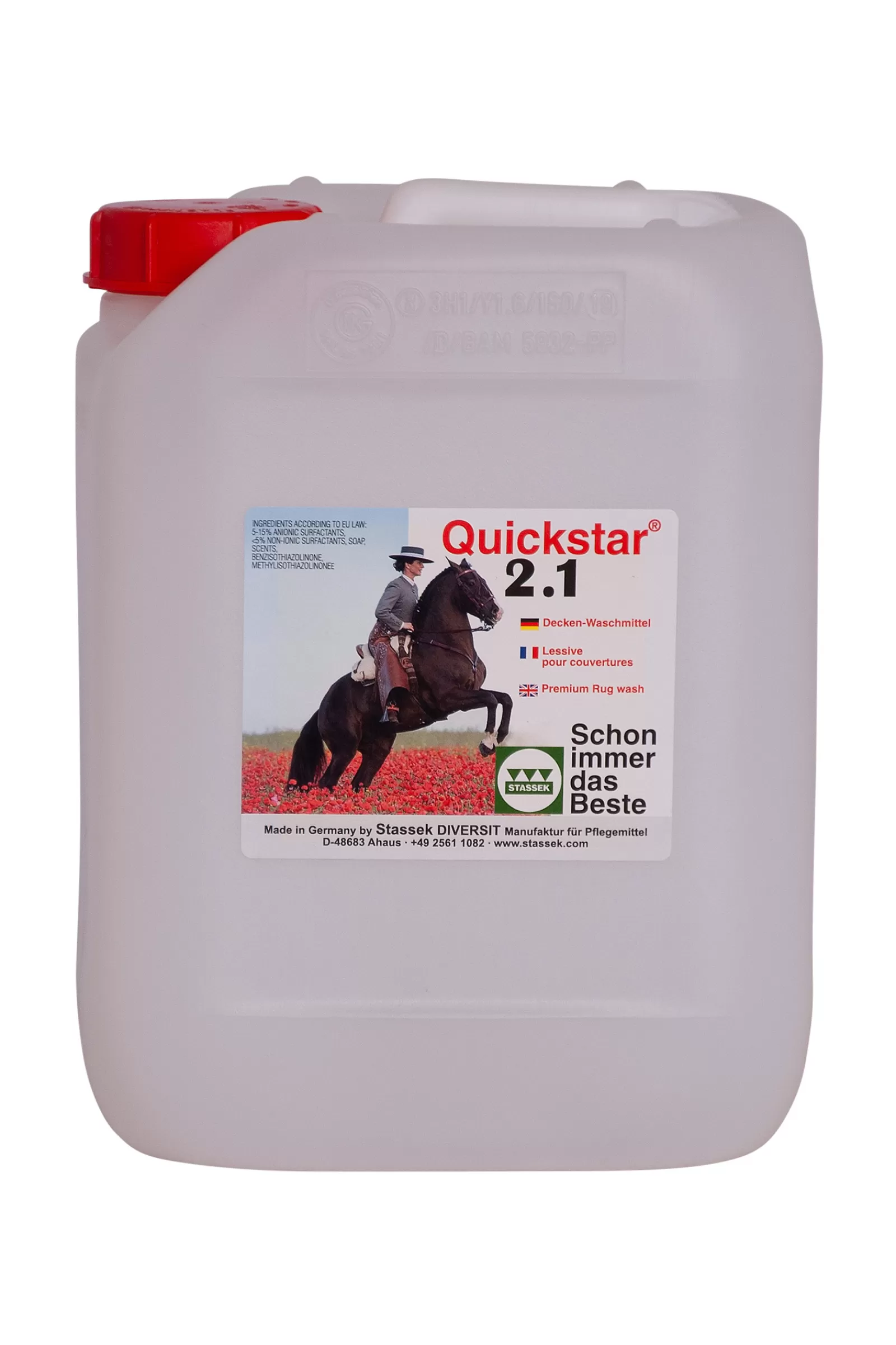 Store Lessive Premium Quickstar 2.1 Pour Les Couvertures, 2 Litres Entretien Du Materiel