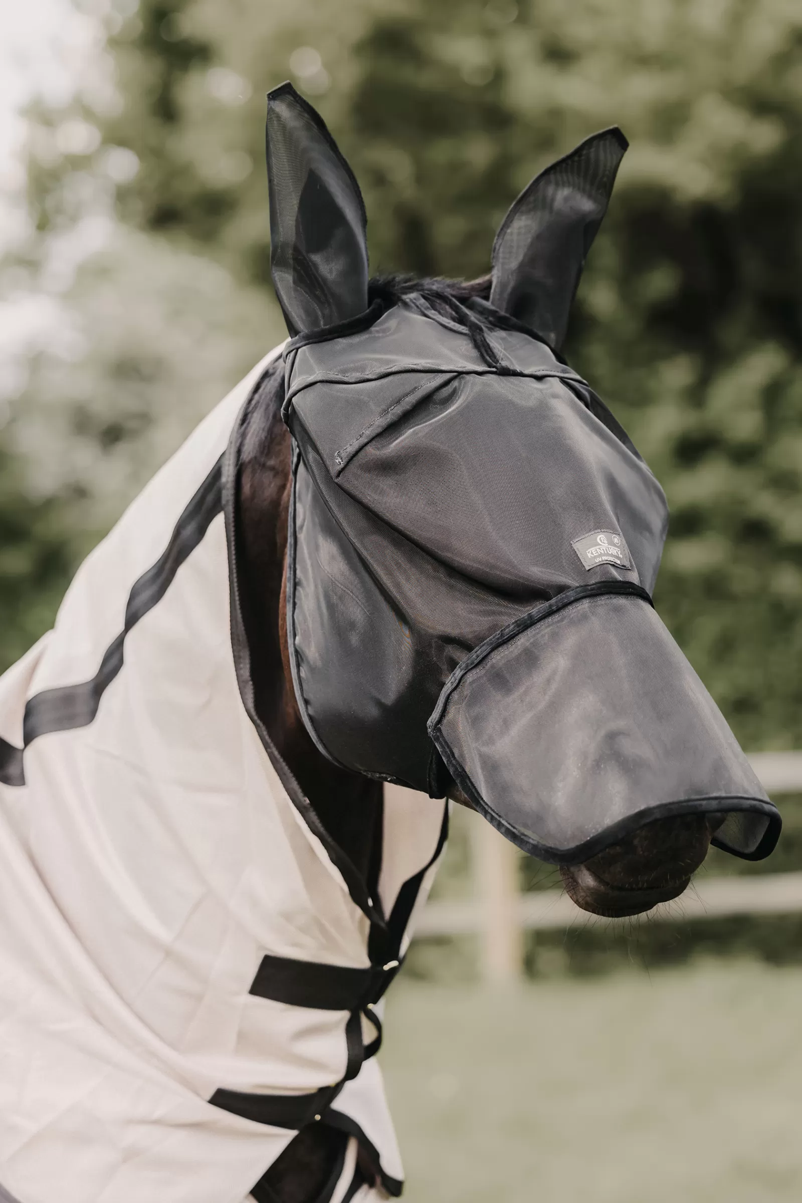 Outlet Masque Anti-Mouche Avec Oreilles Et Couvre-Nez Classic Horsewear Masques Anti-Mouches & Chasse-Mouches