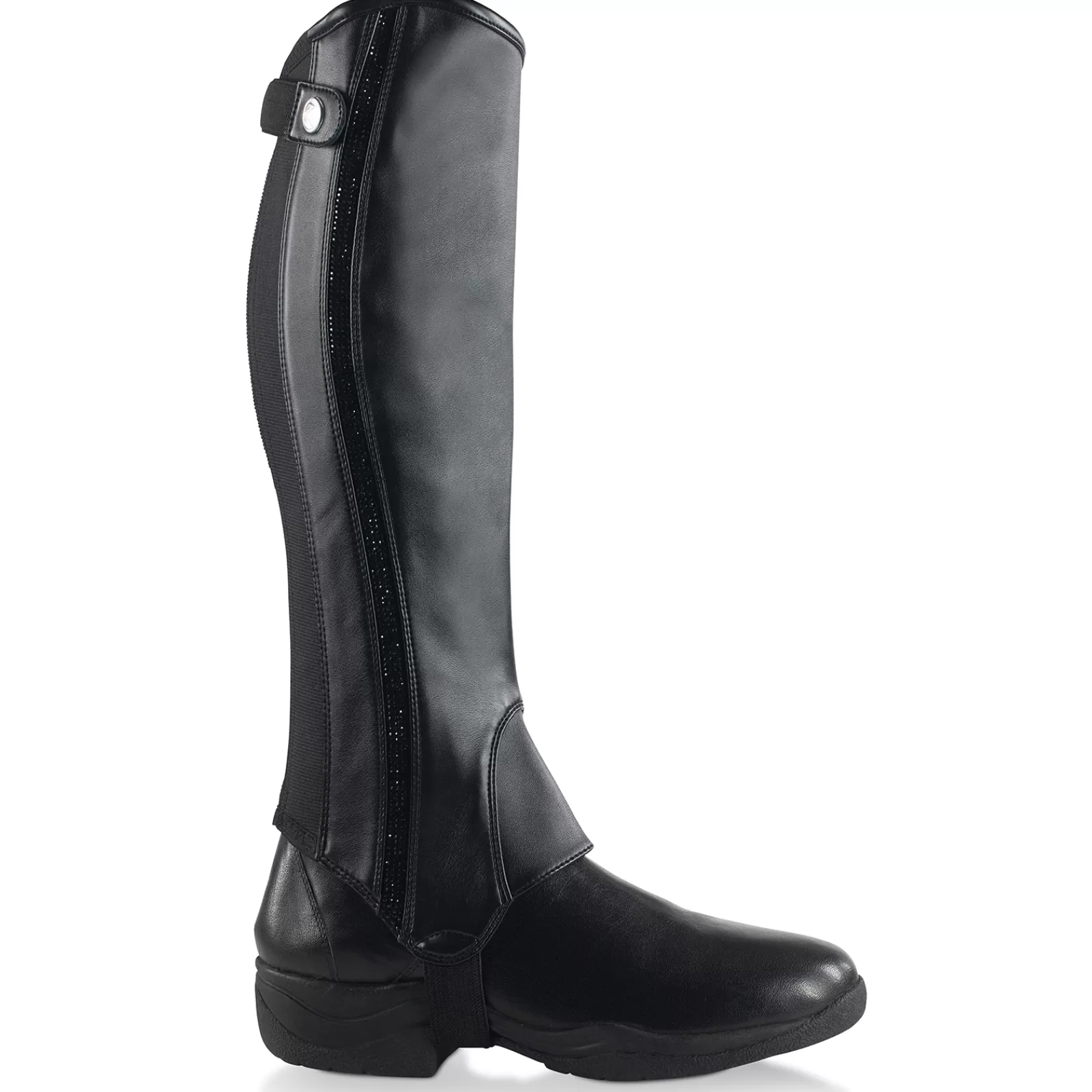 horze Mini-Chaps Cuir Pu Scintillants Sabrina, Femme< Chaps D'équitation