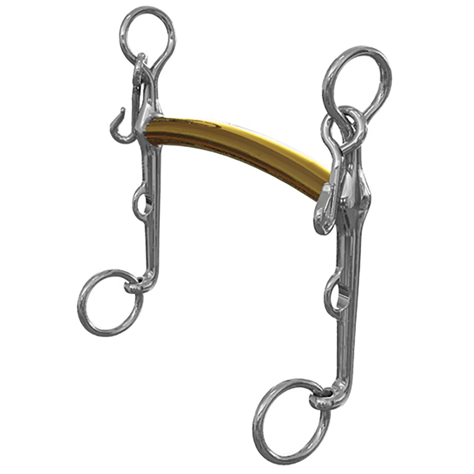 Outlet Mors De Bride Ns Bits Pur-Sang, Type L'Hotte, Epaisseur 12 Mm, Branche Inferieure 7 Cm Mors De Bride