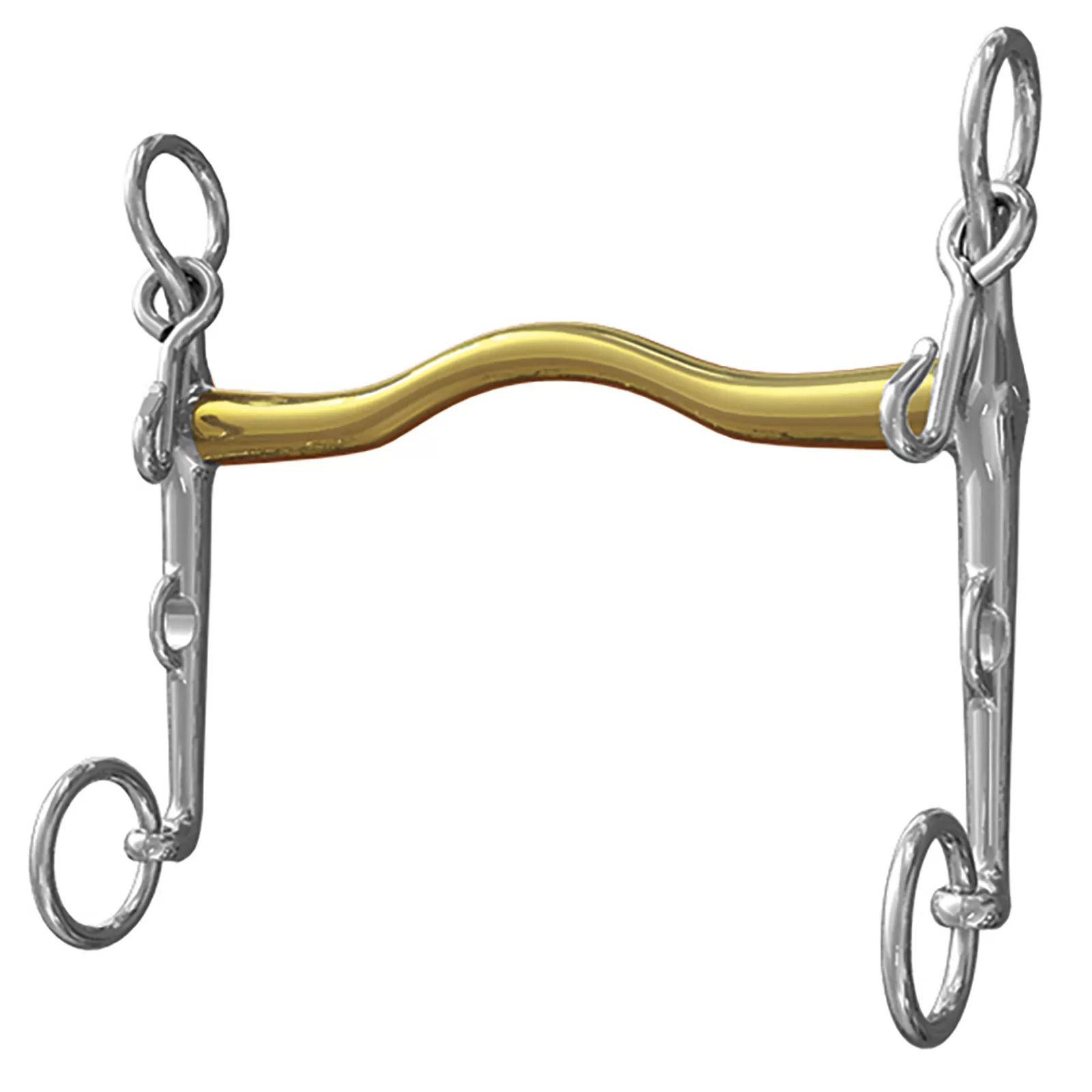 Outlet Mors De Bride Ns Bits Slimma, Type L'Hotte A Leger Passage De Langue, Epaisseur 14 Mm, Branche Inferieure 7 Cm Mors De Bride