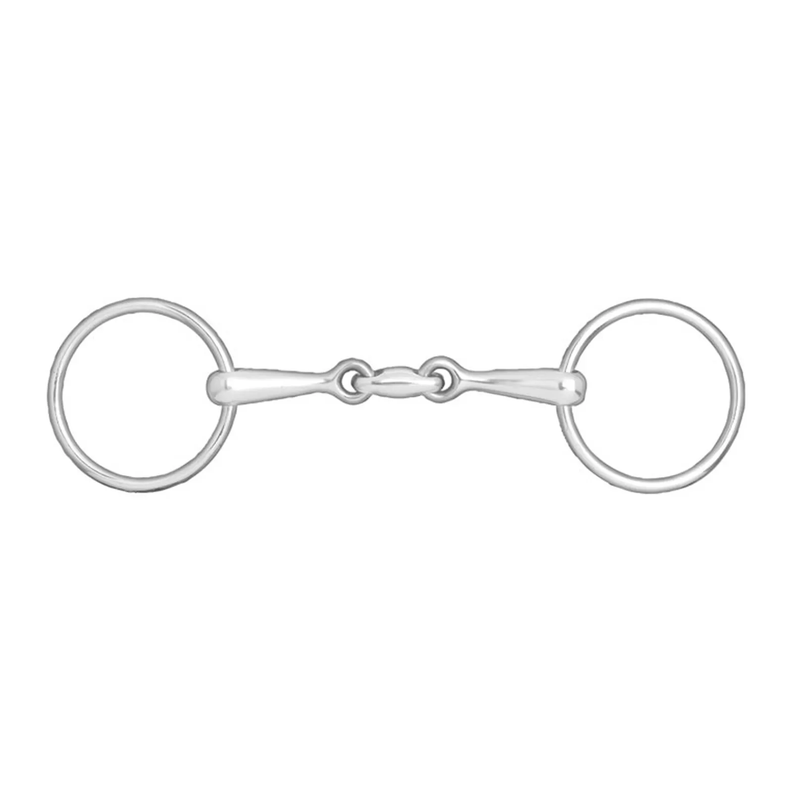 Cheap Mors De Filet A Canon Double Brisure Chantilly, 14Mm Mors 2 Anneaux