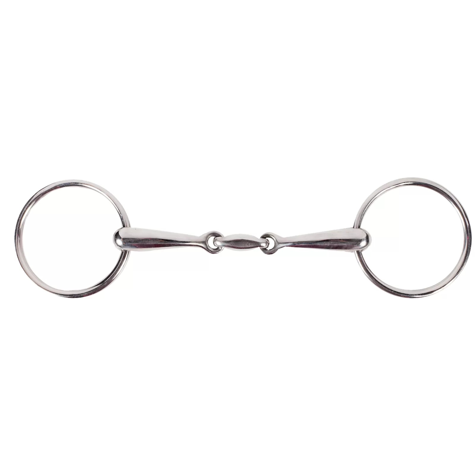 Best Sale Mors De Filet A Canon Double Brisure Chantilly , 16Mm Mors 2 Anneaux