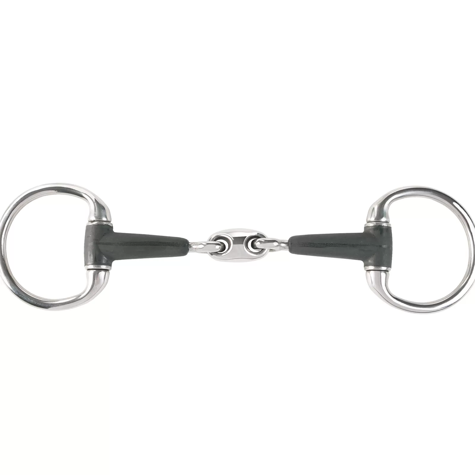 Cheap Mors De Filet Double Brisure Caoutchouc A Olives Mors À Olives