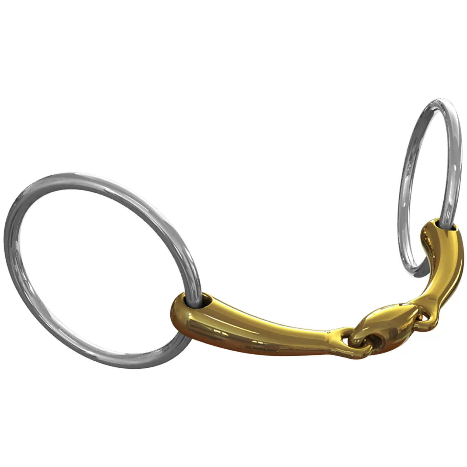 Online Mors De Filet Ns Bits Team Up, Double Brisure, Articulation Ovale, Epaisseur 12 Mm, Anneaux Chantilly 70 Mm Mors 2 Anneaux