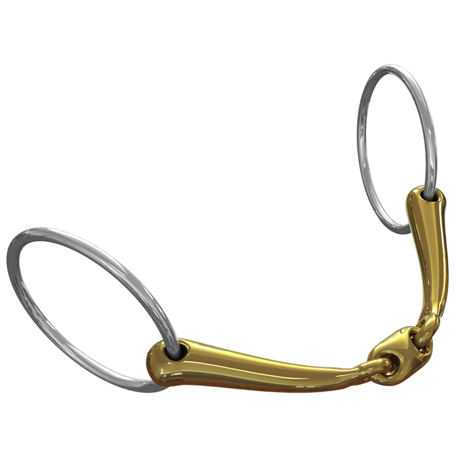 Online Mors De Filet Ns Bits Tranz, Double Brisure, Articulation Losange, Canon Epaisseur 16 Mm, Anneaux Chantilly 70 Mm Mors 2 Anneaux