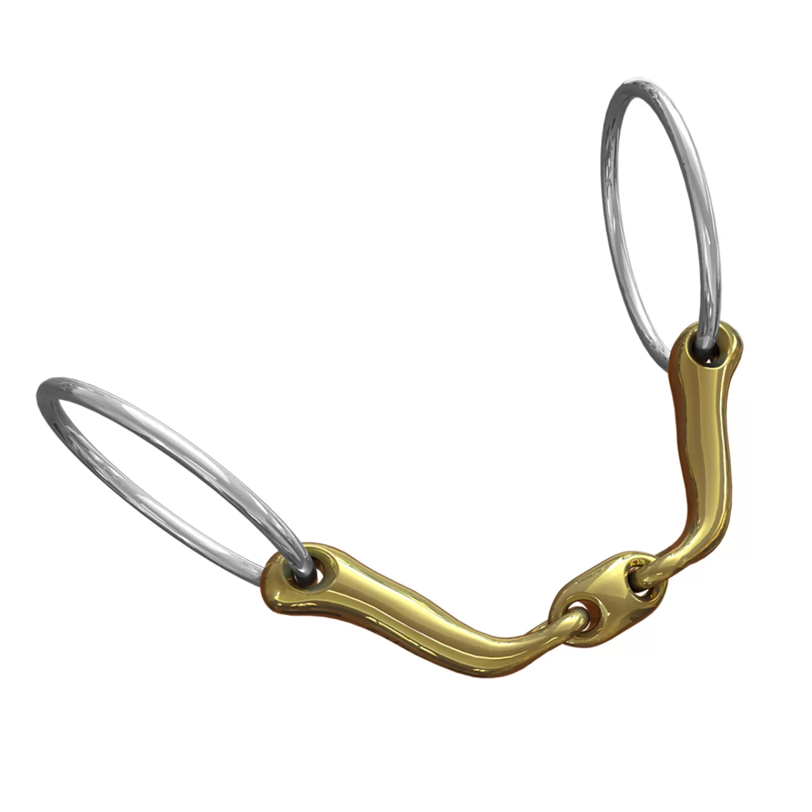 Cheap Mors De Filet Ns Bits Verbindend, Canons Epaisseur 12 Mm, Anneaux Chantilly 70 Mm Mors 2 Anneaux