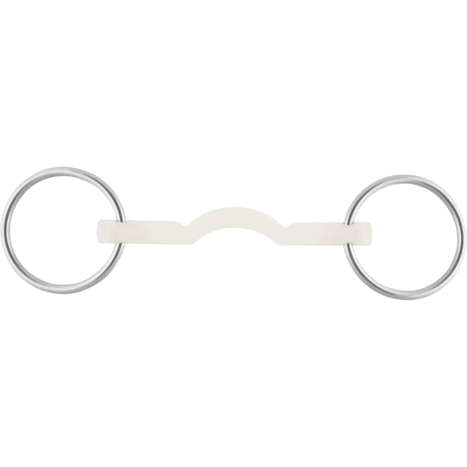 Cheap Mors De Filet Nathe Cintre 15 Mm Doux, Avec Passage De Langue (Anneaux 70 Mm) Mors 2 Anneaux