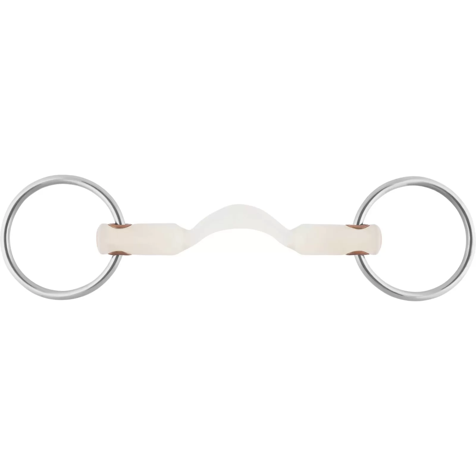 New Mors De Filet Nathe Cintre 20 Mm Normal, Avec Passage De Langue (Anneaux 70 Mm) Mors 2 Anneaux