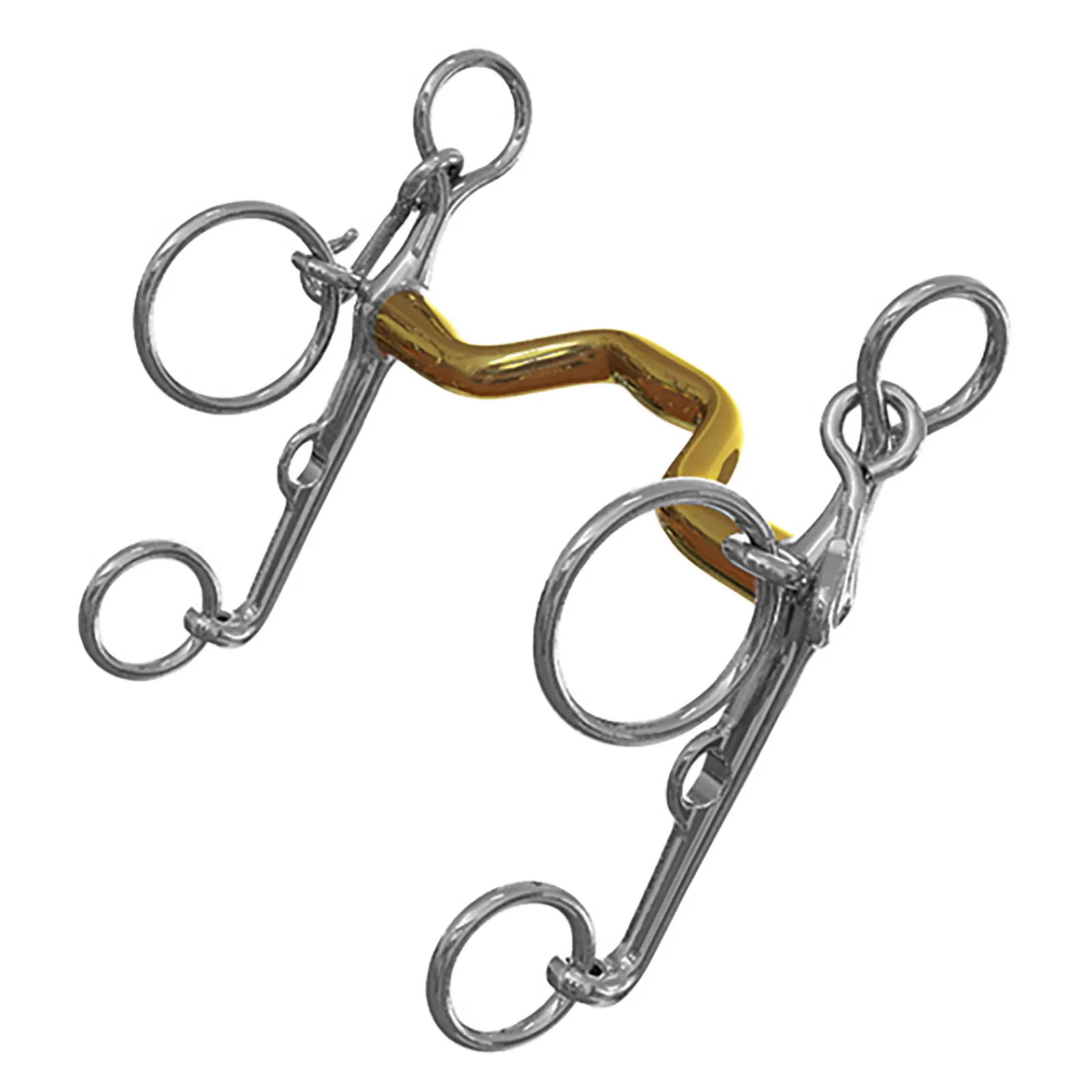 Sale Mors Pelham De Concours Ns Bits Warmblood, Canon Epaisseur 14 Mm, Branche Inferieure 7 Cm Mors Pelham