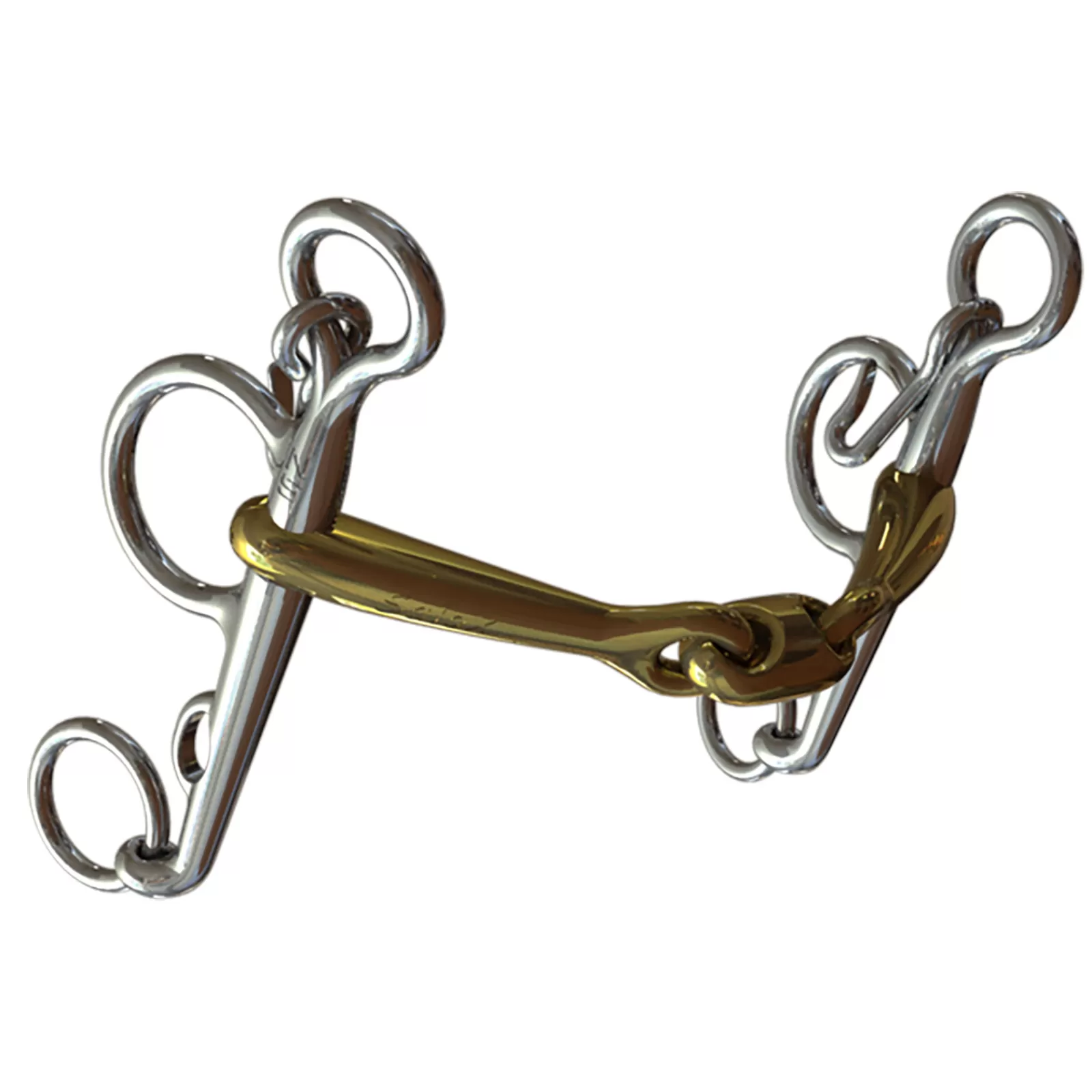 Online Mors Pelham Ns Bit Tranz, Double Brisure, Articulation Losange, Canons 10 Mm, Branche Inferieure 5 Cm, Poney Mors Pelham