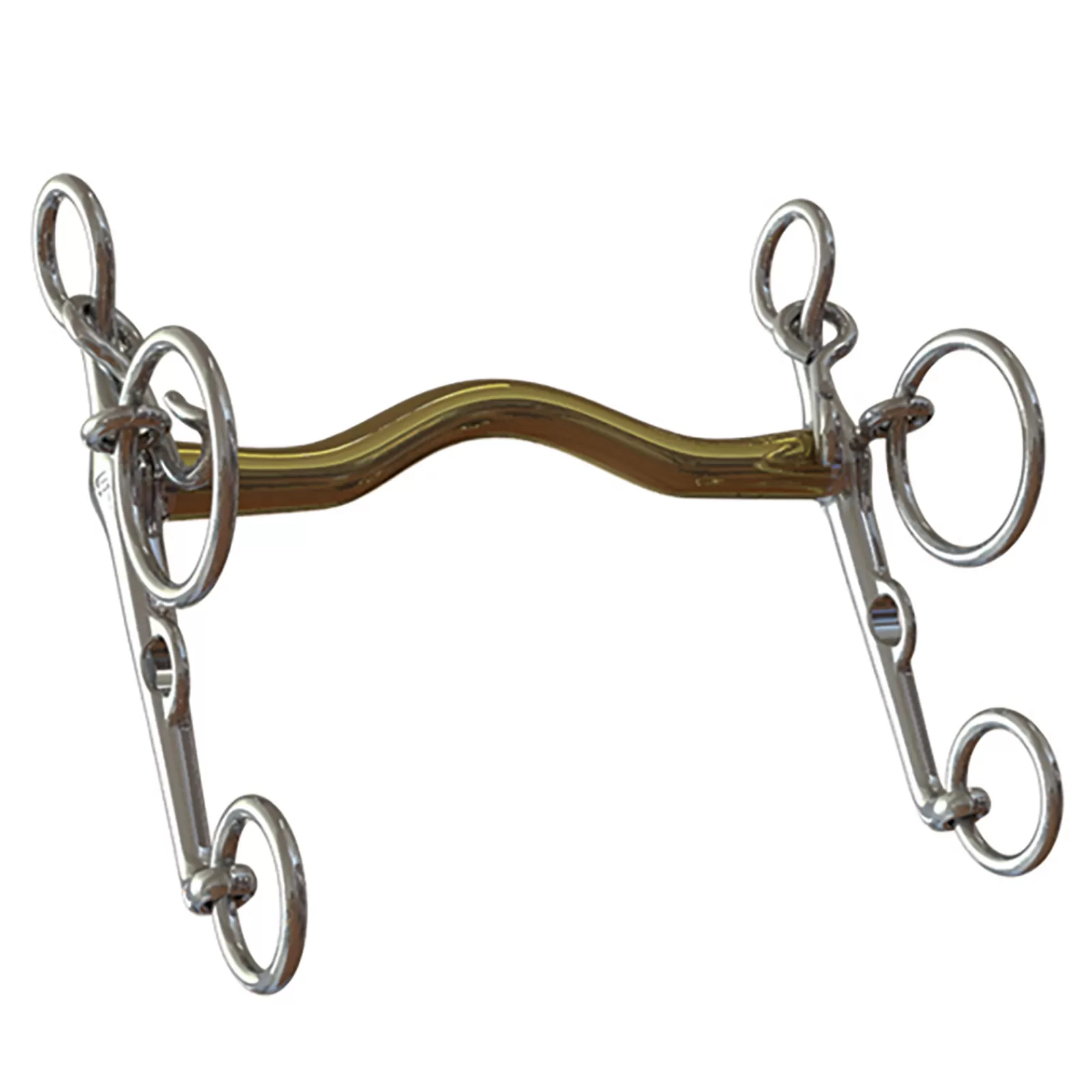 Outlet Mors Pelham Ns Bits Slimma Show, Leger Passage De Langue, Canon 14 Mm, Branche Inferieure 7 Cm Mors Pelham