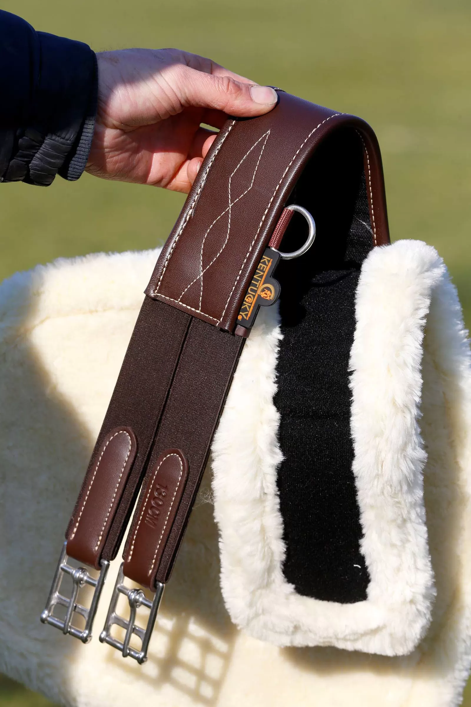 Cheap Mouton Amovible Pour Sangle Bavette Horsewear Sangles De Cheval