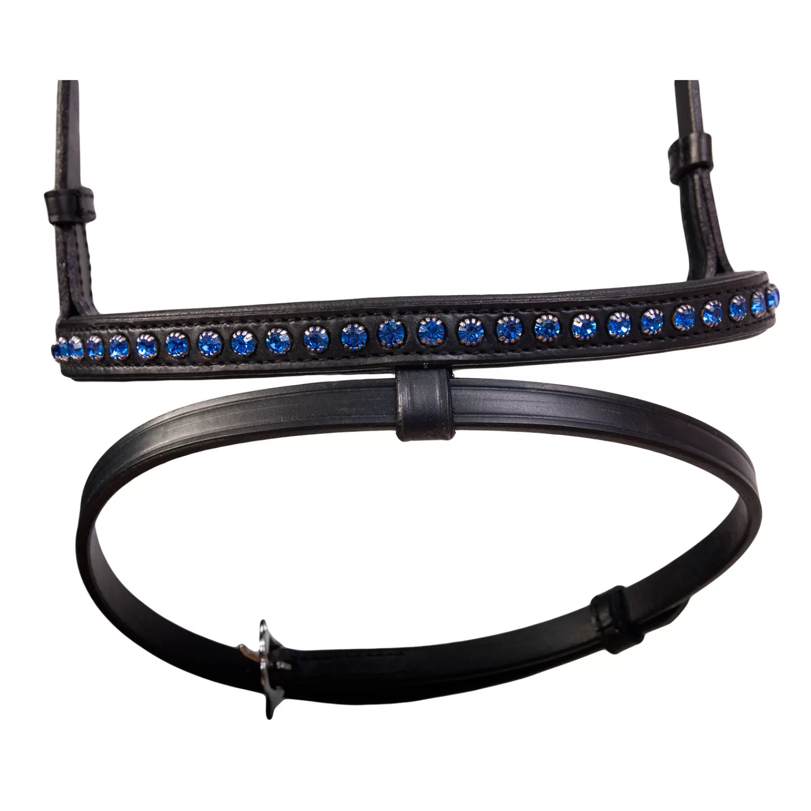Hot Muserolle Combinee , 1 Rangee De Strass Bridons Et Filets