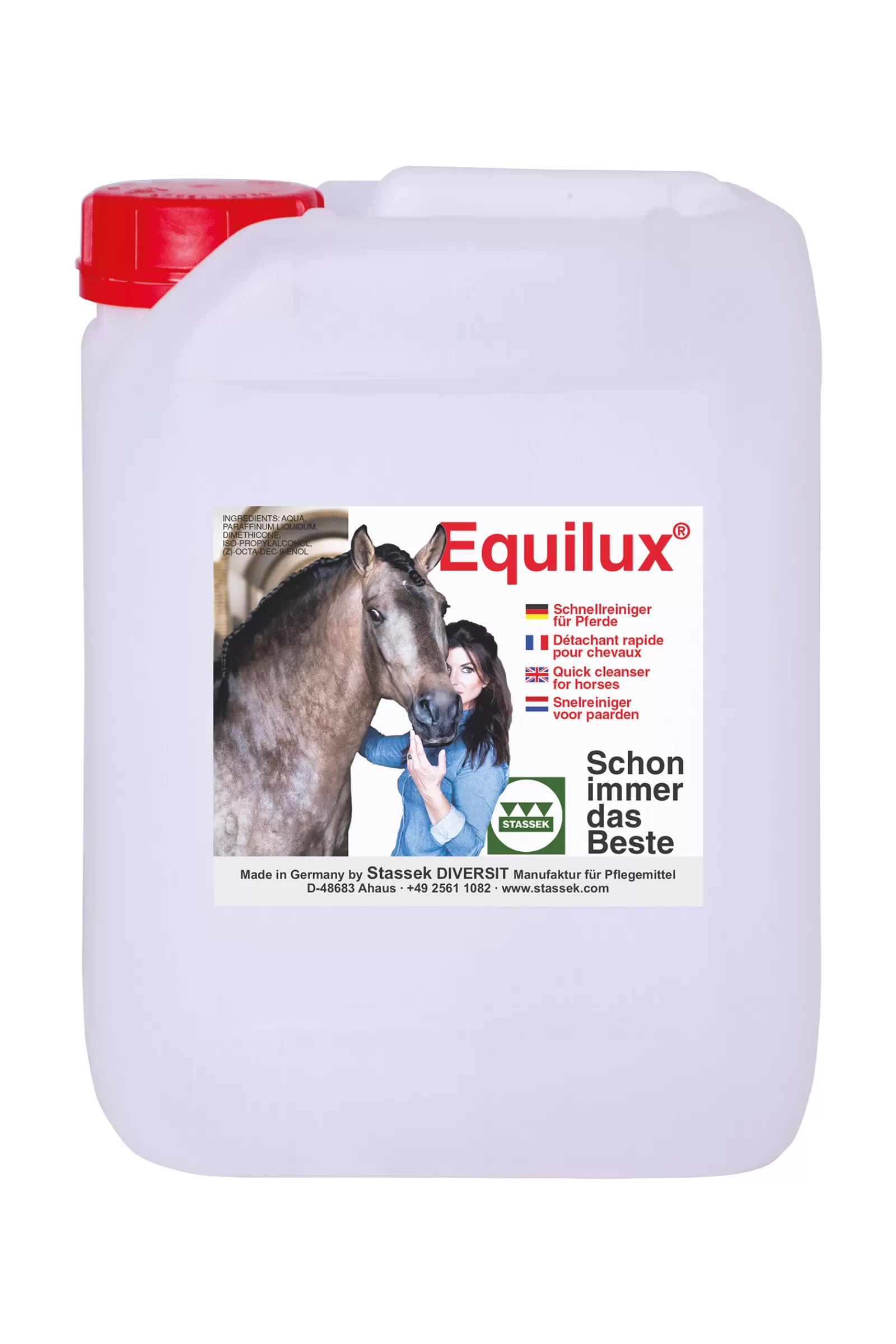 Store Nettoyant Rapide Equilux, 5 Litres Soins De La Fourrure, De La Peau Et De La Criniere